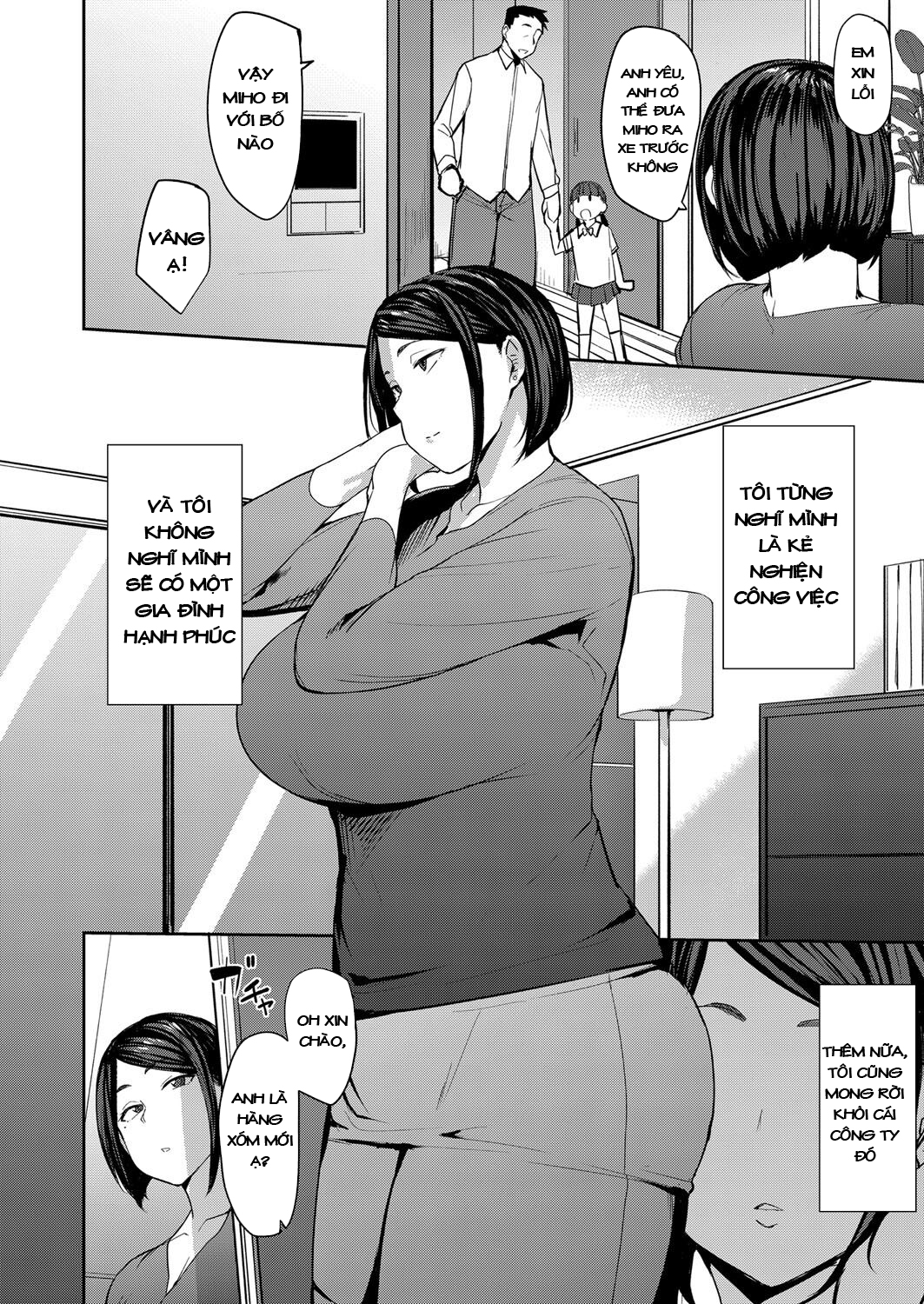 Đọc truyện hentai Otto ni wa Ienai Watashi no... - Oneshot