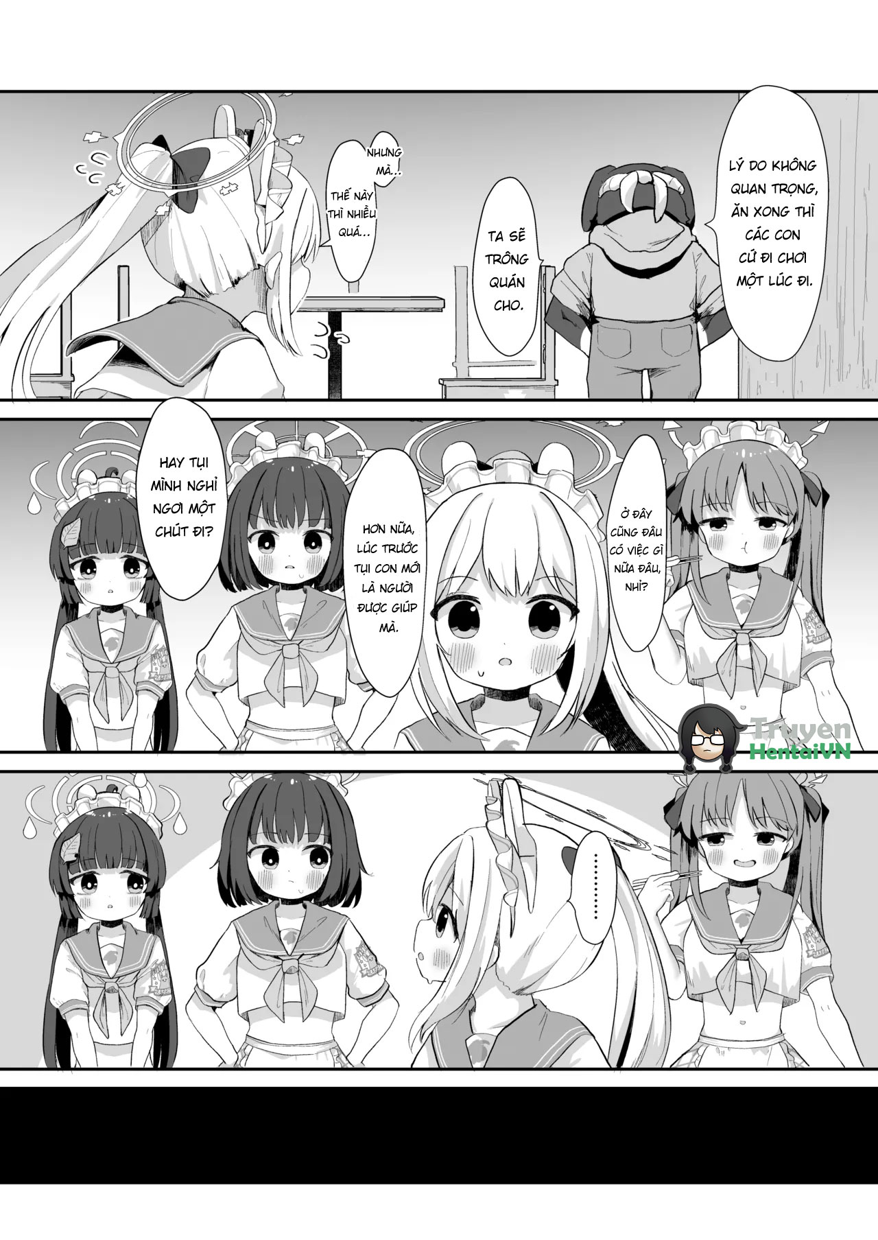 Đọc truyện hentai O o Furu Usagi ni Kashizukaseru (Blue Archive) - Oneshot