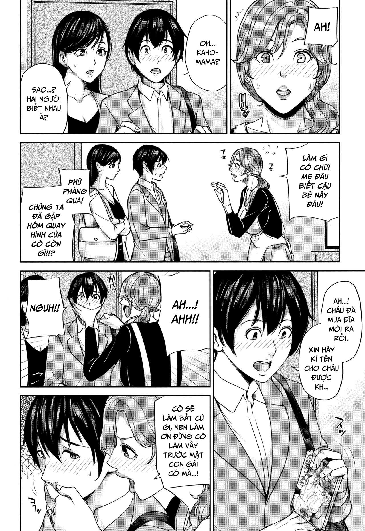 Đọc truyện hentai Kanojo no Mama to Deaikei de - Chap 6