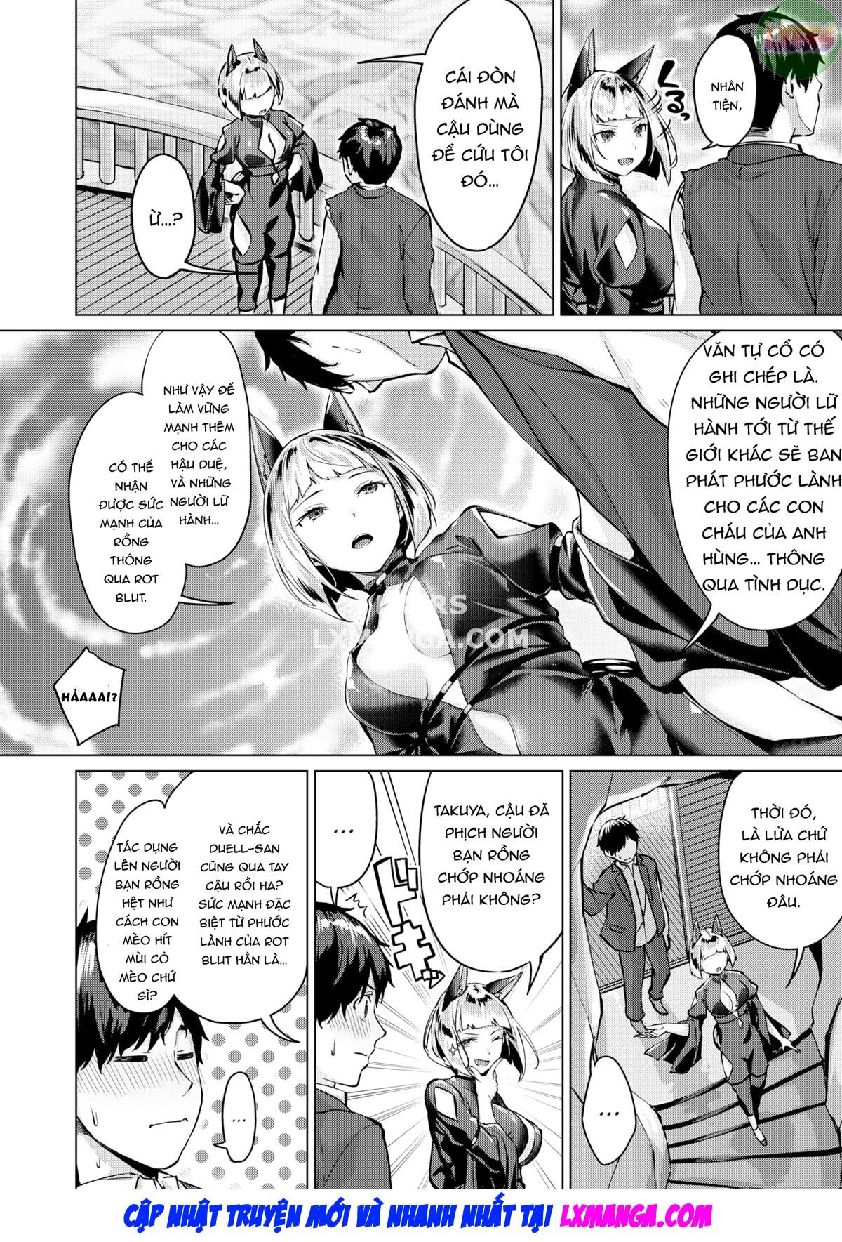 Đọc truyện hentai Drache Freund ~Bạn đồng hành của rồng~ - Chap 3 | Cat-Eared Whip-Wielder