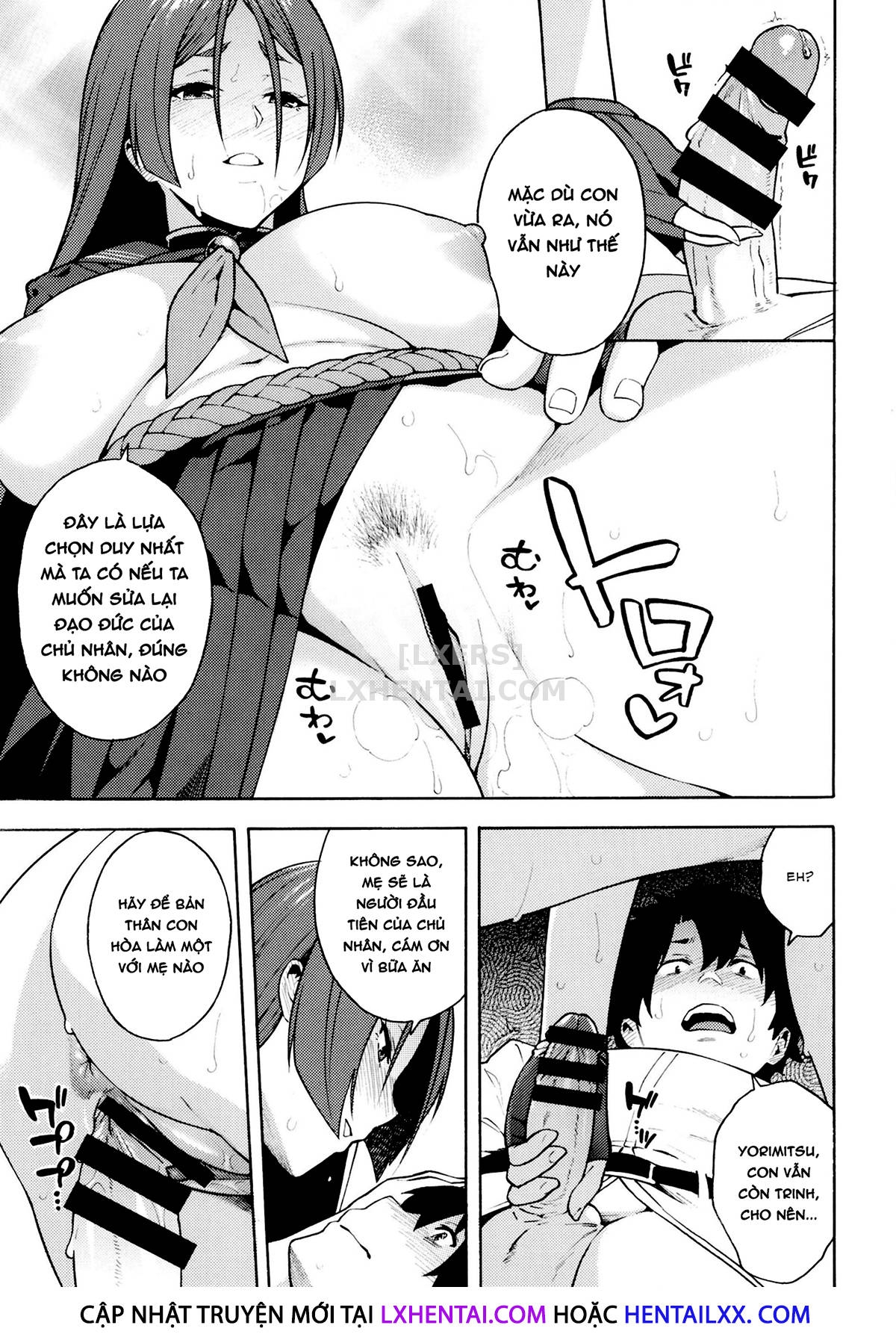 Đọc truyện hentai Raikou ga Anata no Hajimete o Choudai Shimasu - Oneshot