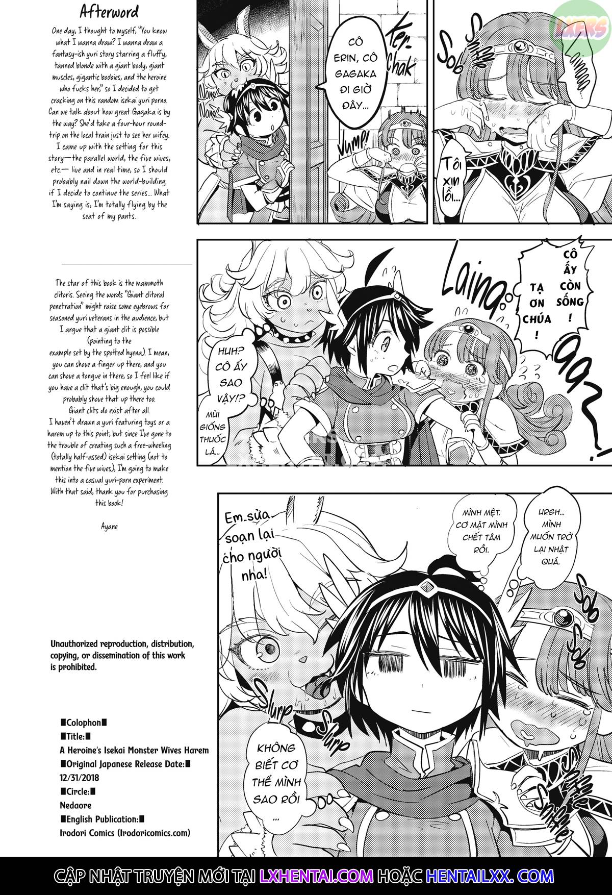 Đọc truyện hentai Tái sinh thành một nữ anh hùng có 5 người vợ quỷ - Chap 1