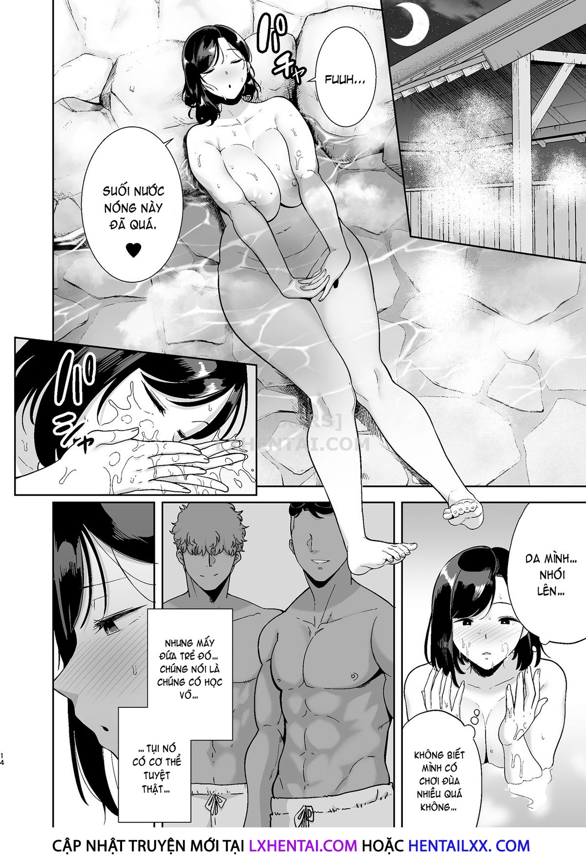 Đọc truyện hentai Natsuzuma ~Natsu, Ryokan, Nanpa Otoko-Tachi Ni Ochita Tsuma~ - Chap 1 - Có che