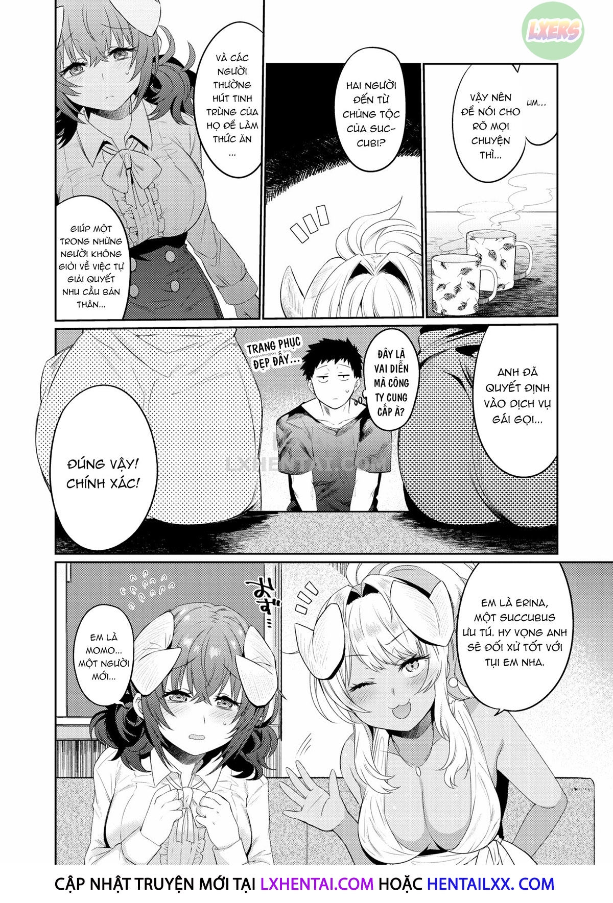 Đọc truyện hentai Những nàng Succubus thánh thiện - Oneshot