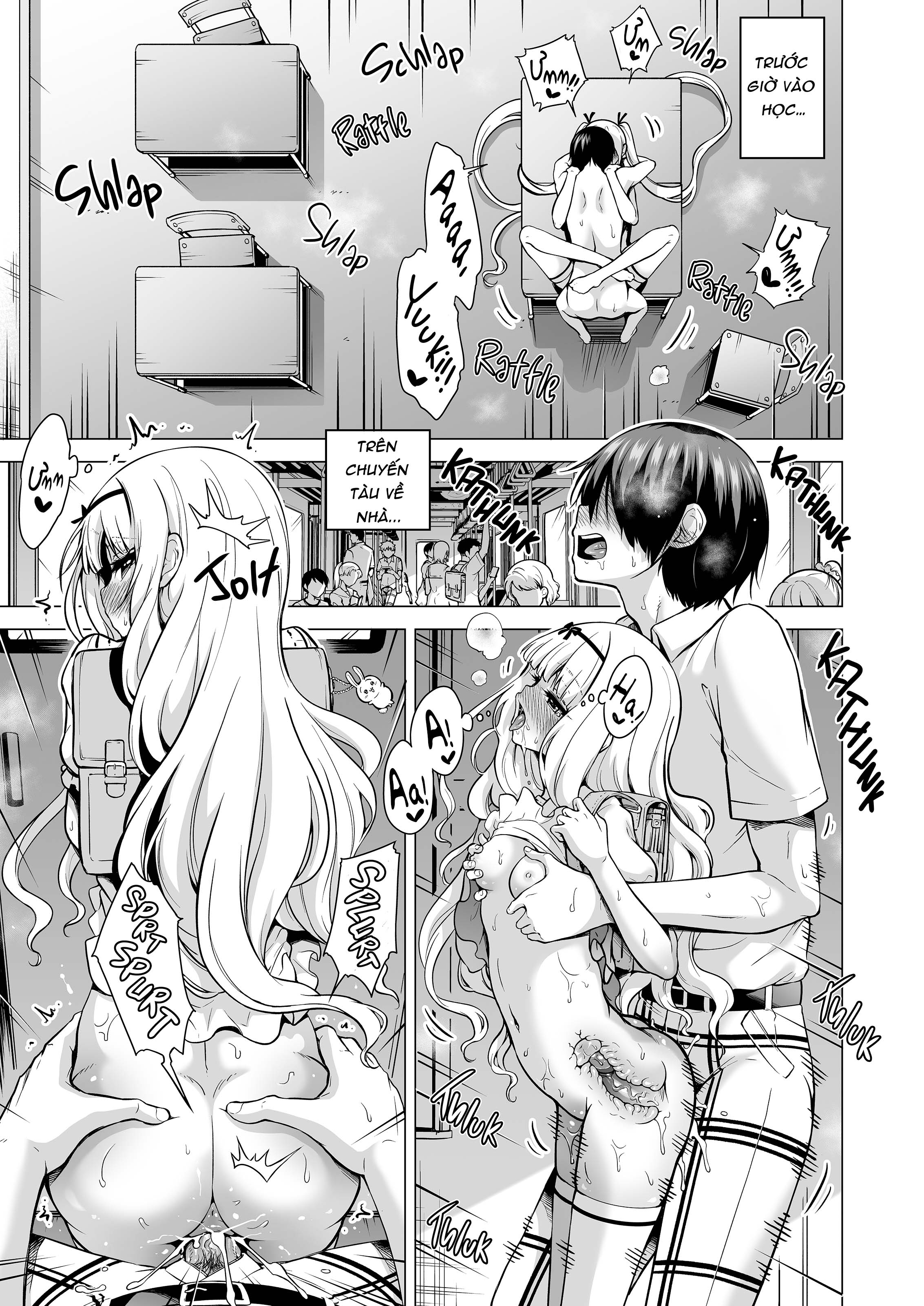 Đọc truyện hentai Vắt kiệt tinh trùng cùng ba chị em Succubus - Chap 2