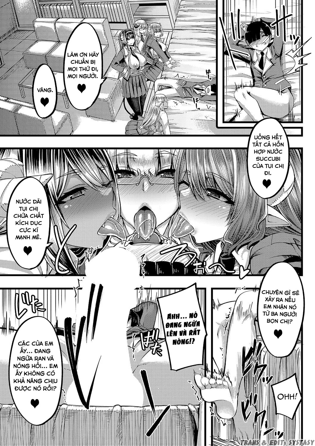 Đọc truyện hentai Succubus Sakusei-bu - Chap 1