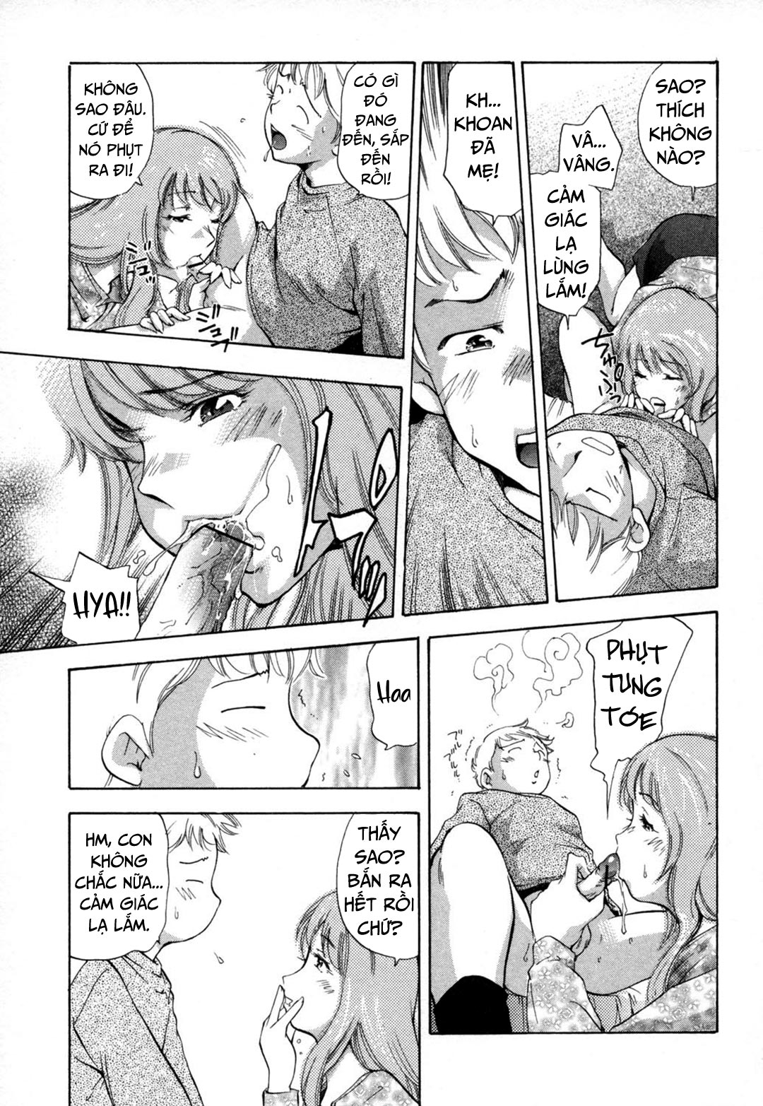 Đọc truyện hentai Midara na Haha Shishunki na Boku - Chap 3 - Học làm người lớn