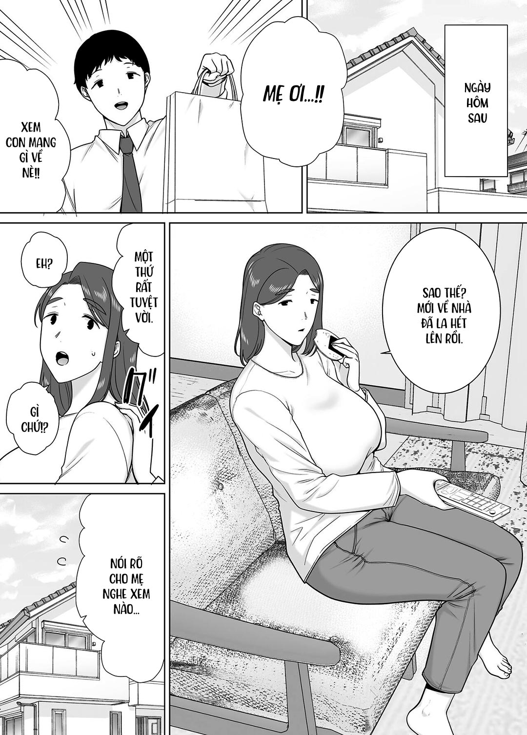 Đọc truyện hentai Mẹ là người phụ nữ mà tôi yêu - Chap 7B - Đồng phục hầu gái