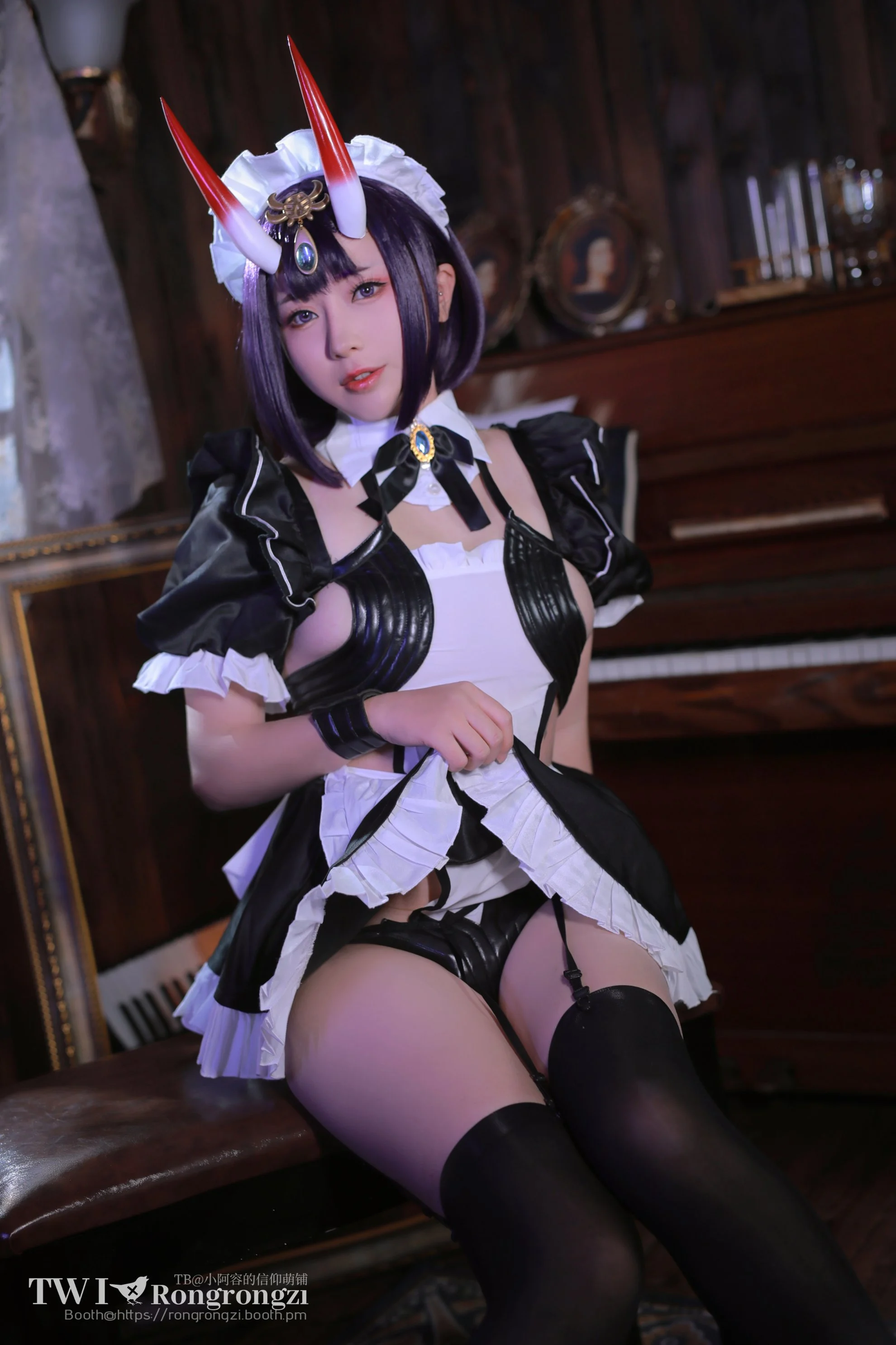 Đọc truyện hentai Tuyển tập Albums siêu phẩm Cosplay - Chap 897 - [Xiao Rongzi Gugugu] Shuten Doushi Maid (Fate Grand Order)