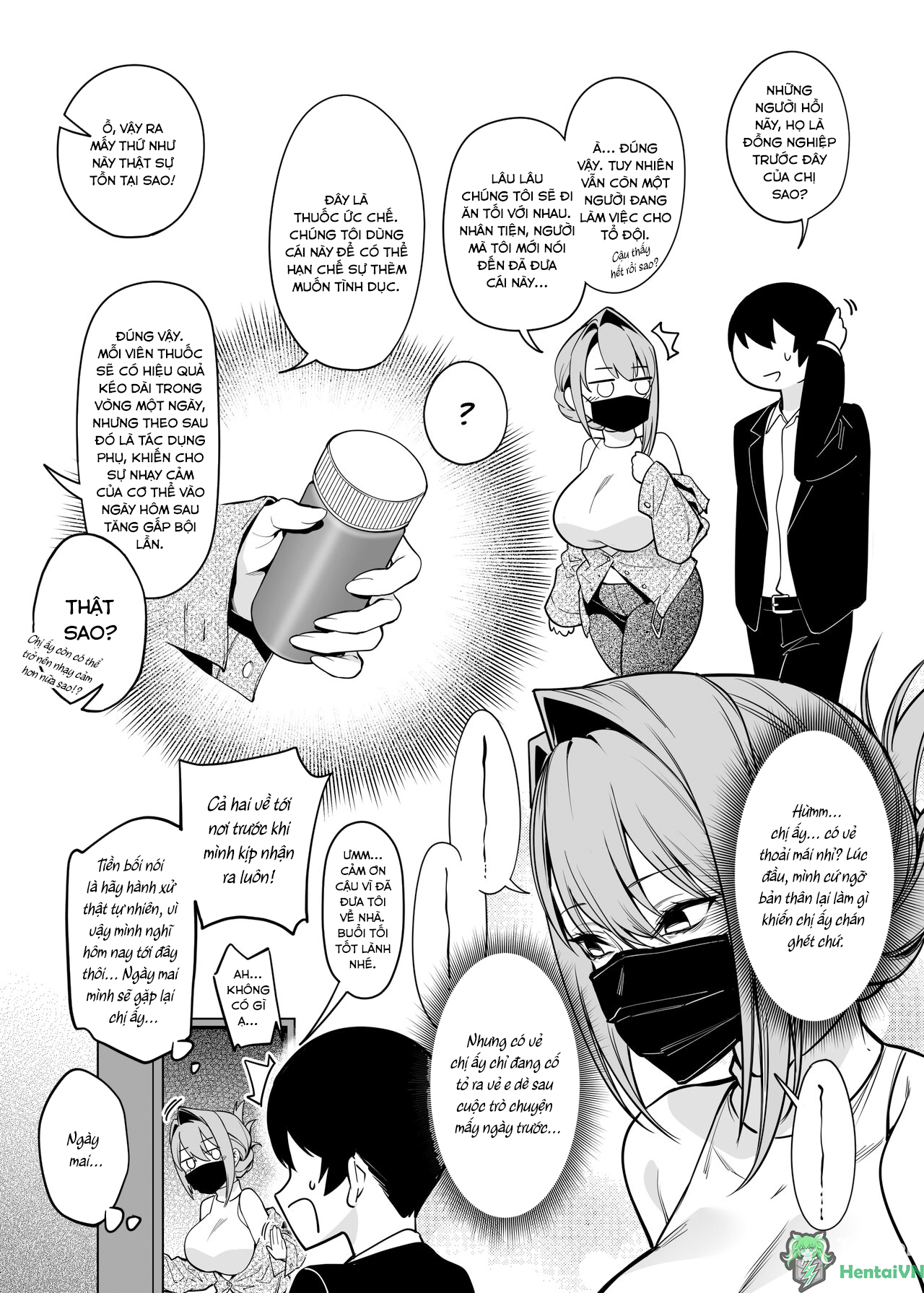 Đọc truyện hentai Otonari-san wa Yami Soshiki ni Nikutai Kaizou sareta Moto Seigi Sentai Member deshita - Chap 2