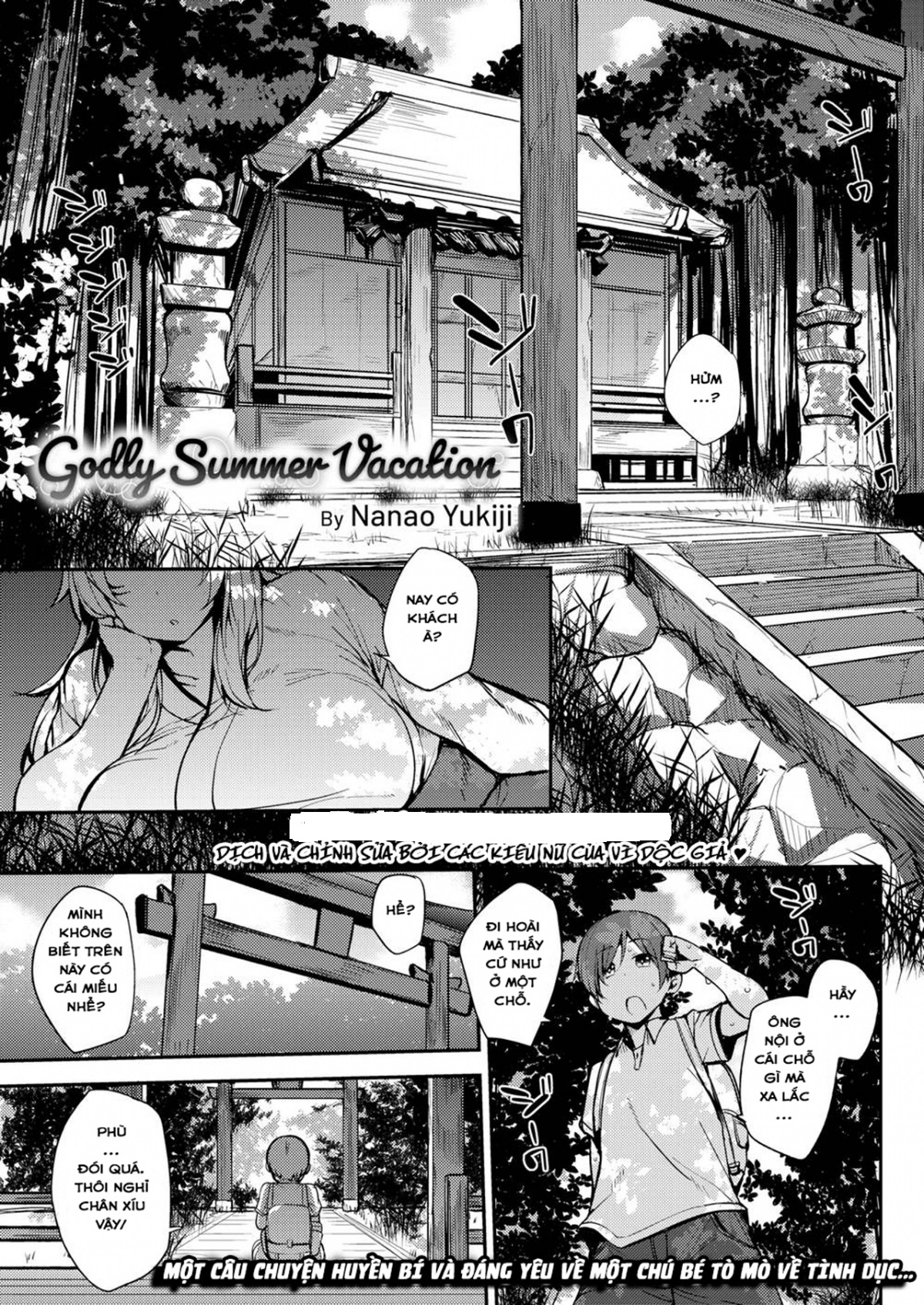 Đọc truyện hentai Ý Trời Dẫn Mi Đến Miếu Đền Của Ta! - Oneshot