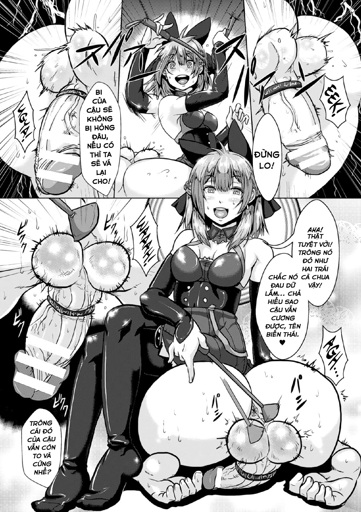 Đọc truyện hentai Binding Balls with Alchemy!? Squeezing Ripe Raw Material Difficulty Level A - Oneshot