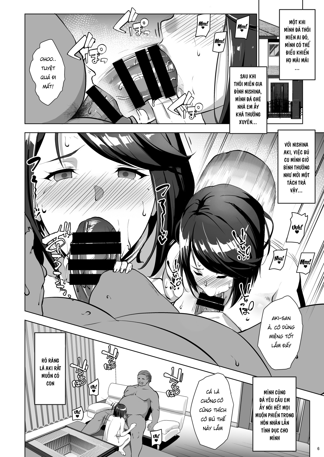 Đọc truyện hentai Thôi miên và làm vợ thằng hàng xóm mang thai - Oneshot