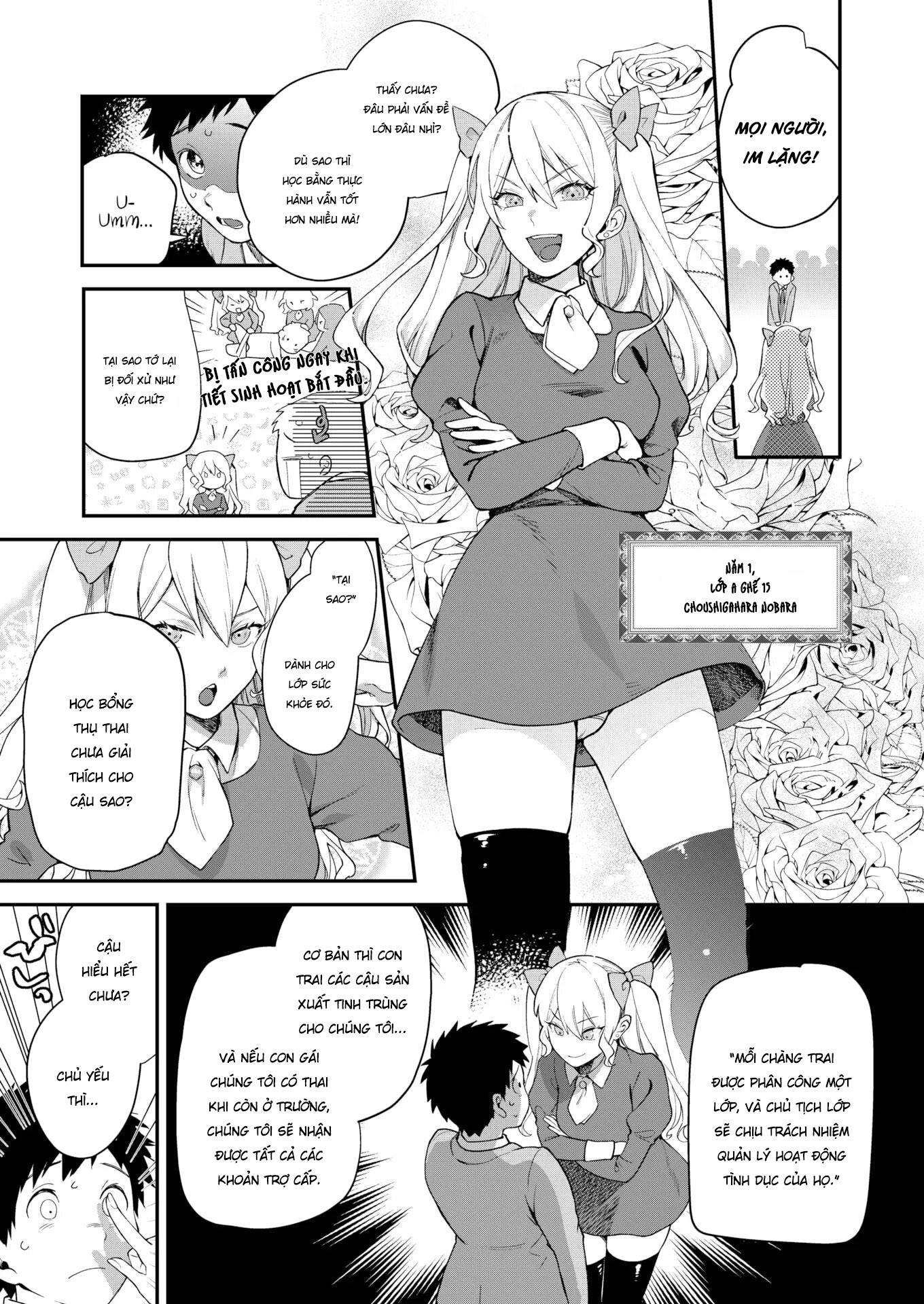 Đọc truyện hentai Nữ Vương Học Đường - Chap 1