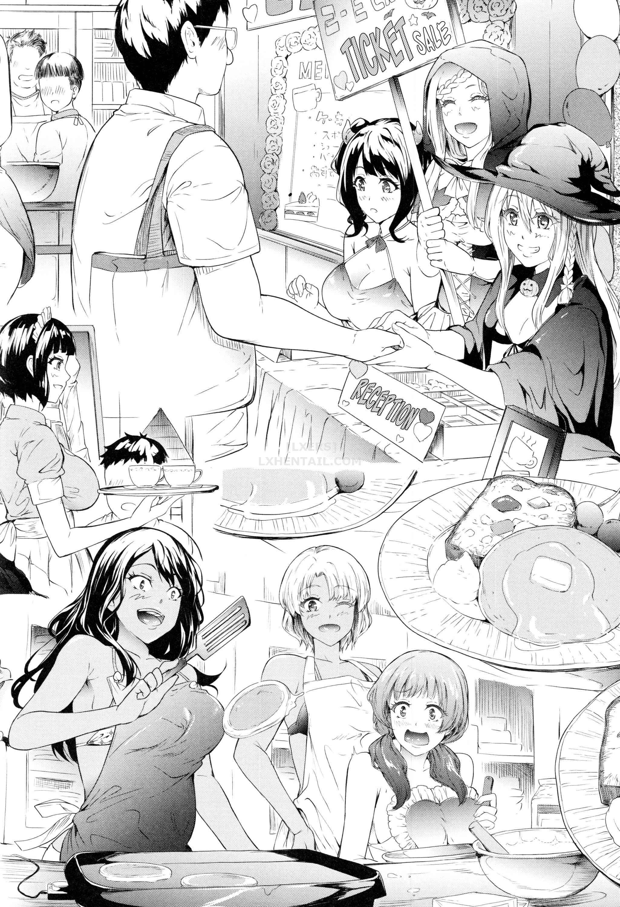 Đọc truyện hentai Gal Tomo Harem - Chap 4 - [END]