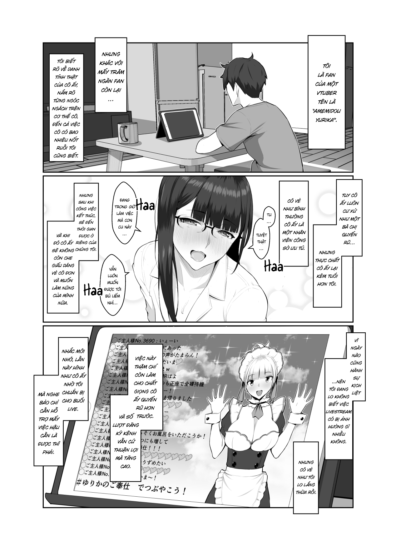 Đọc truyện hentai Bà chị thích livestream - Oneshot nuột