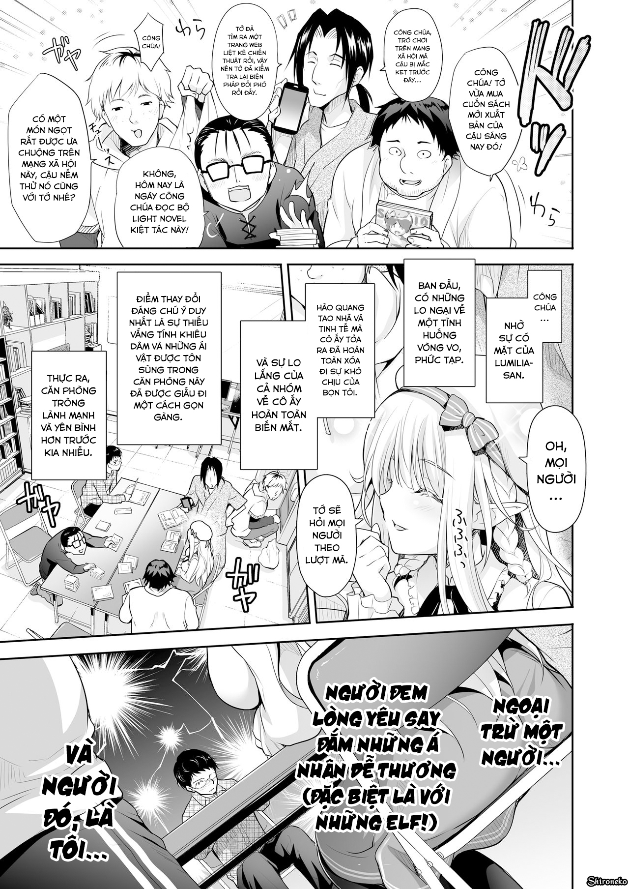 Đọc truyện hentai OtaCir no Elf Hime - Chap 1