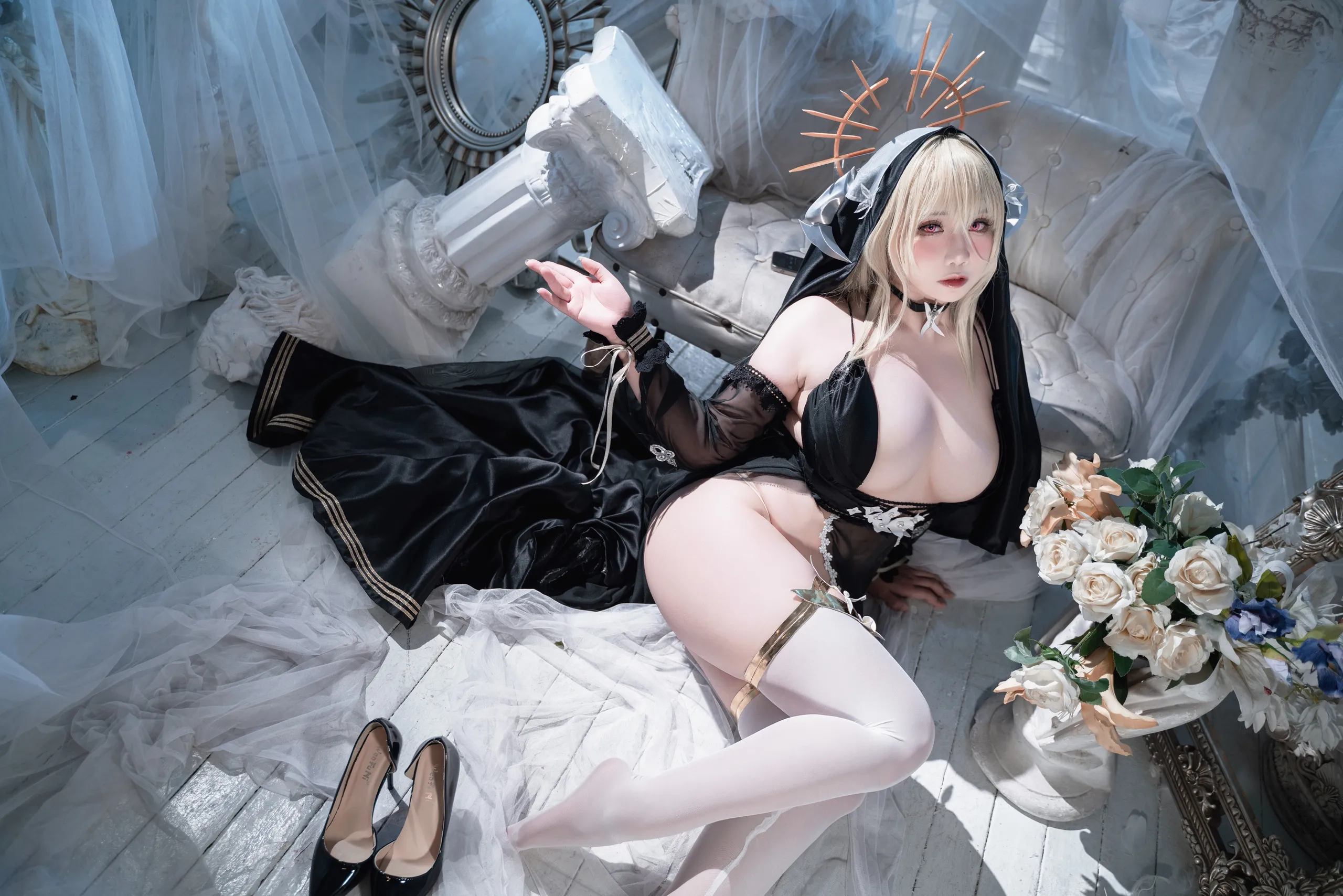 Đọc truyện hentai Tuyển tập Albums siêu phẩm Cosplay - Chap 953 - Sadako Peach - Azur Lane Vengeance