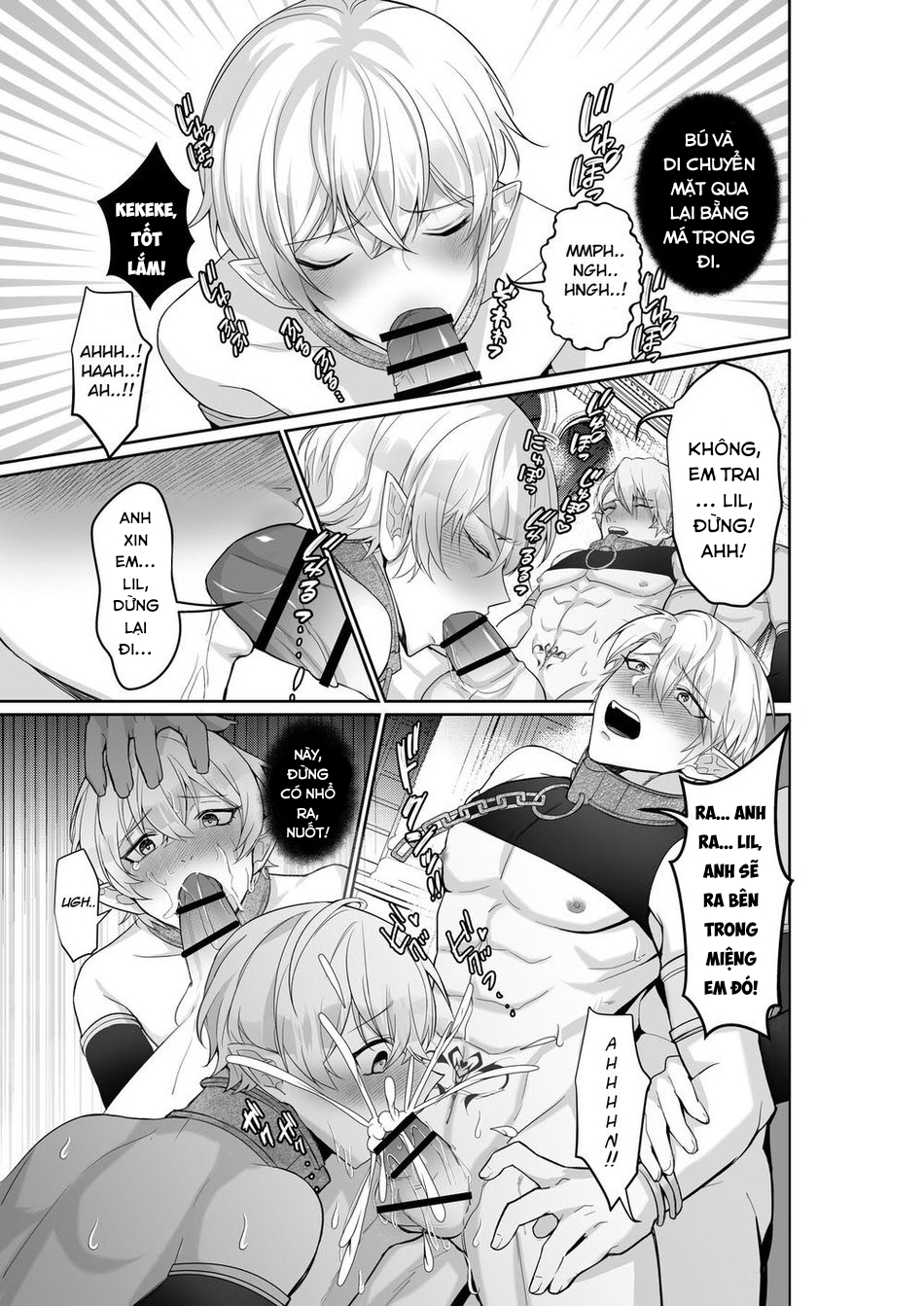 Đọc truyện hentai Niềm vui sụp đổ của các hoàng tử yêu tinh - Oneshot