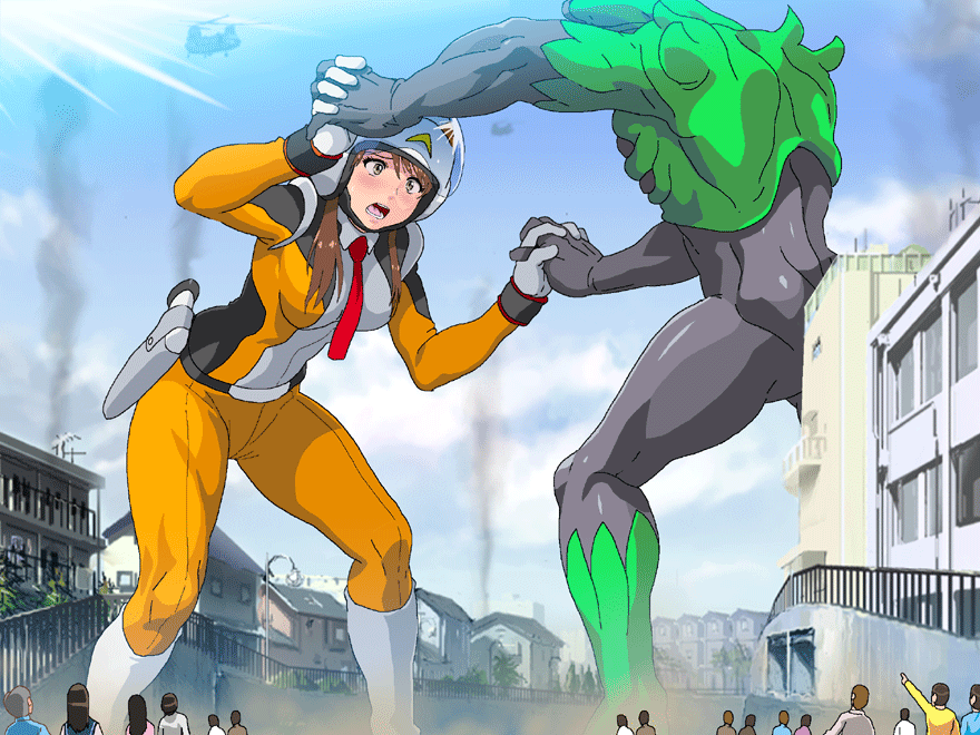 Đọc truyện hentai Kyodai Bishoujo Arawaru!! - Artist CG Ảnh động