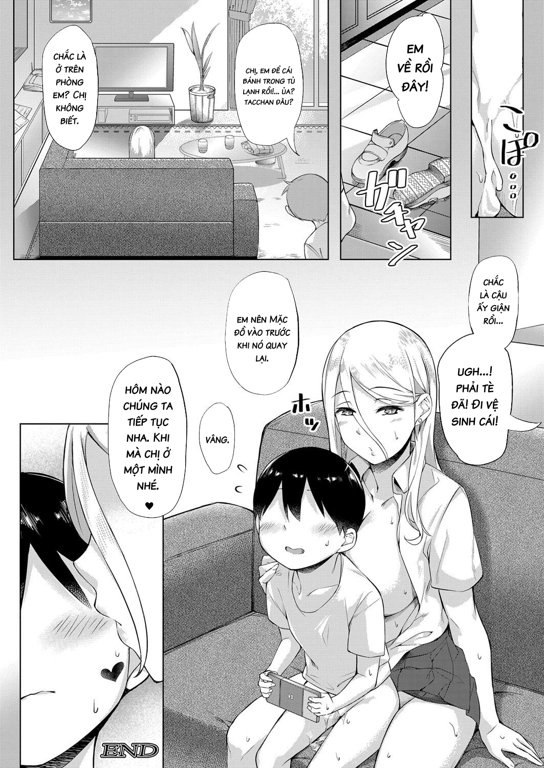 Đọc truyện hentai Ngày cậu bé biết được mùi gái - Oneshot