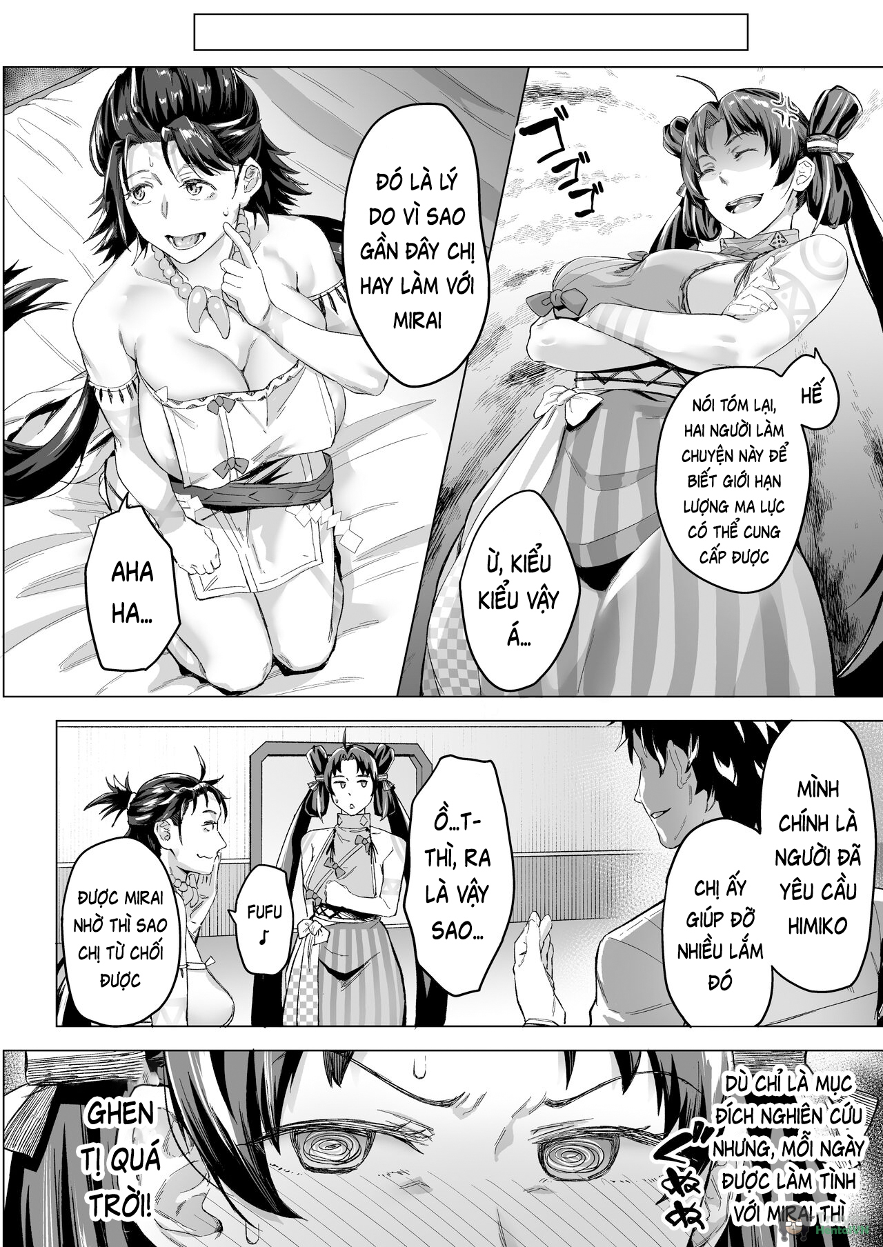 Đọc truyện hentai Mirai-kun no Onegai o Kotowarenai Himiko-sama 2 - Iyo Hen (Fate/Grand Order) - Oneshot