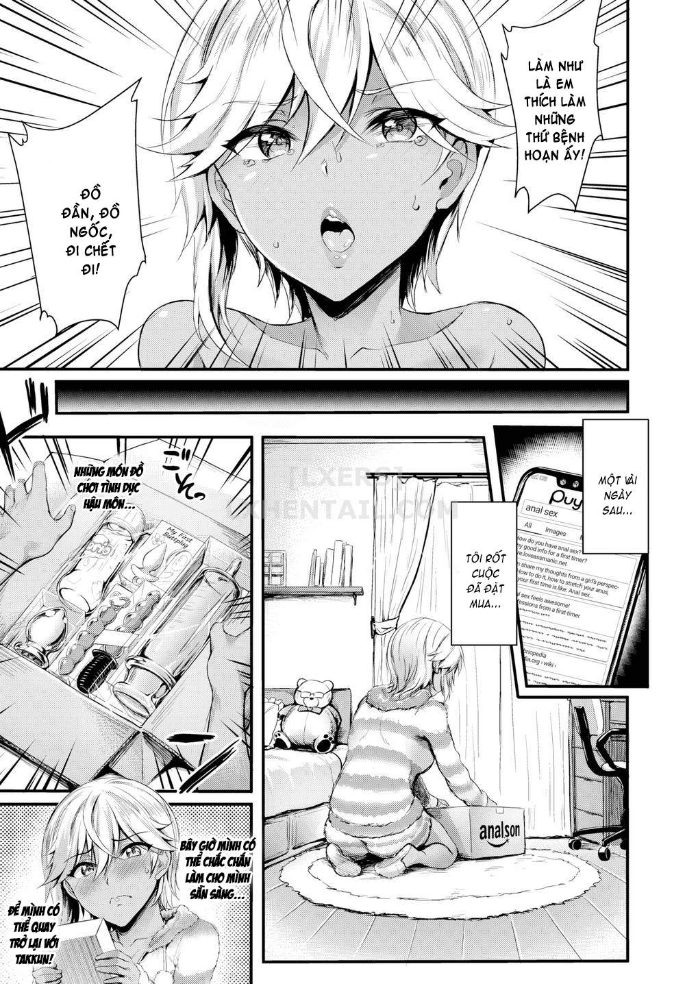 Đọc truyện hentai Kogal Holes - Oneshot