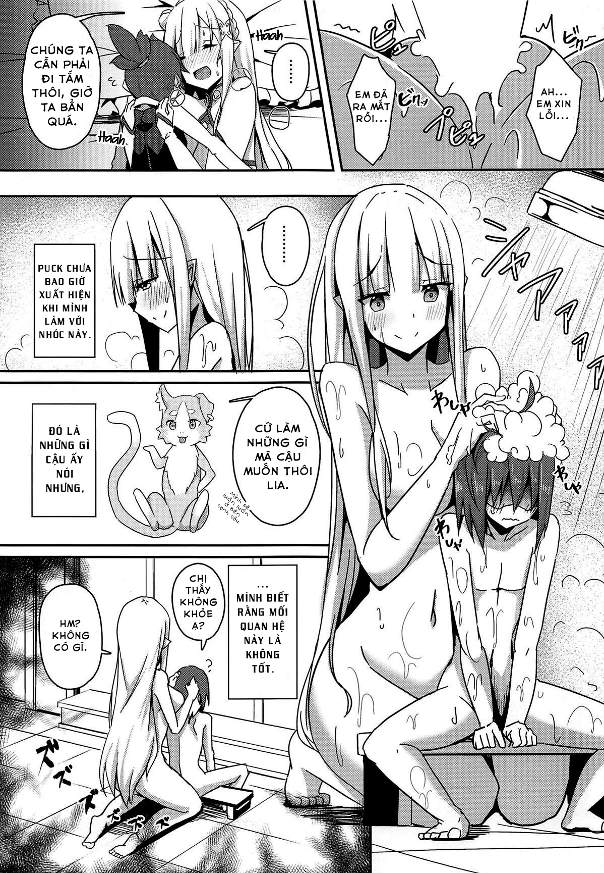 Đọc truyện hentai Majo no Nokoriga II (Re:Zero kara Hajimeru Isekai Seikatsu) - Oneshot