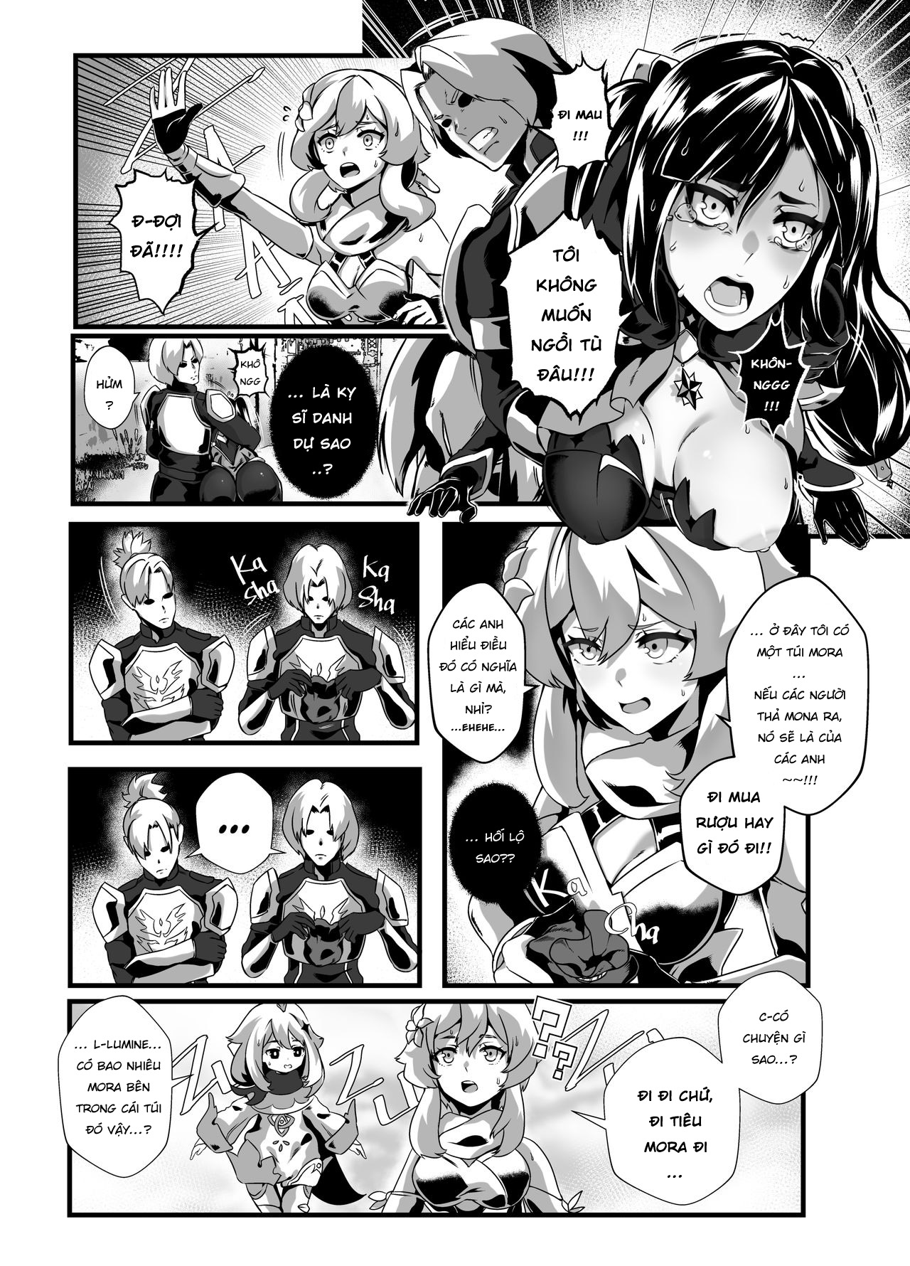 Đọc truyện hentai Trở thành gái bán hoa, để kiếm tiền trả nợ cùng cô bạn thân ❤ - Chap 1 : Việc nhẹ lương cao