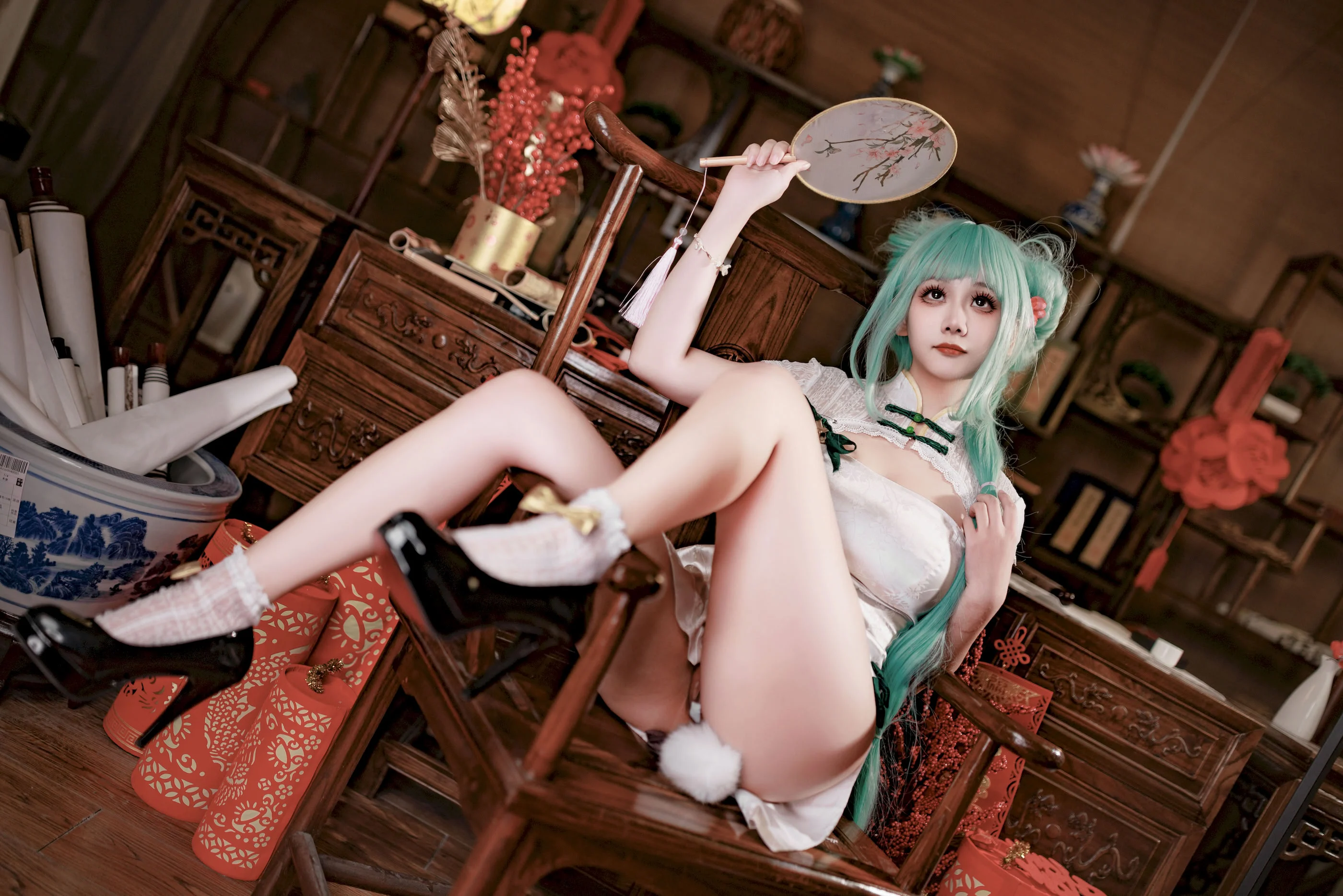 Đọc truyện hentai Tuyển tập Albums siêu phẩm Cosplay - Chap 1440 - A Xuexue_yuki - VOCALOID Hatsune Miku - Shaohua