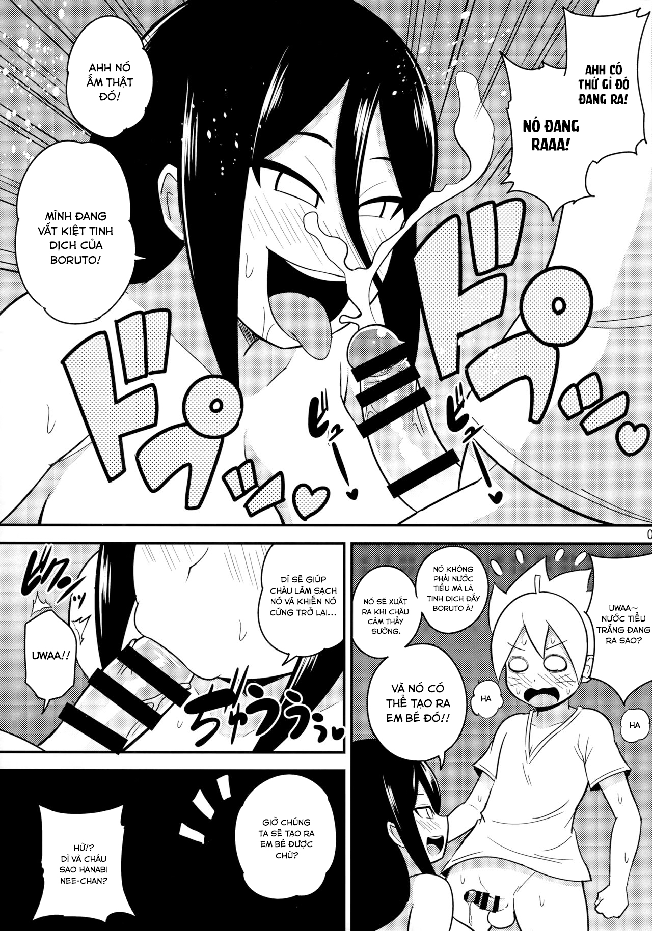 Đọc truyện hentai Hanabi và đứa cháu Boruto - Oneshot
