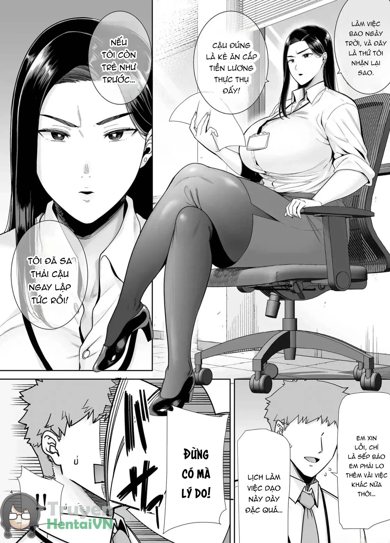 Đọc truyện hentai An Abusive Boss Who Exploit Her Employee 1 - Oneshot