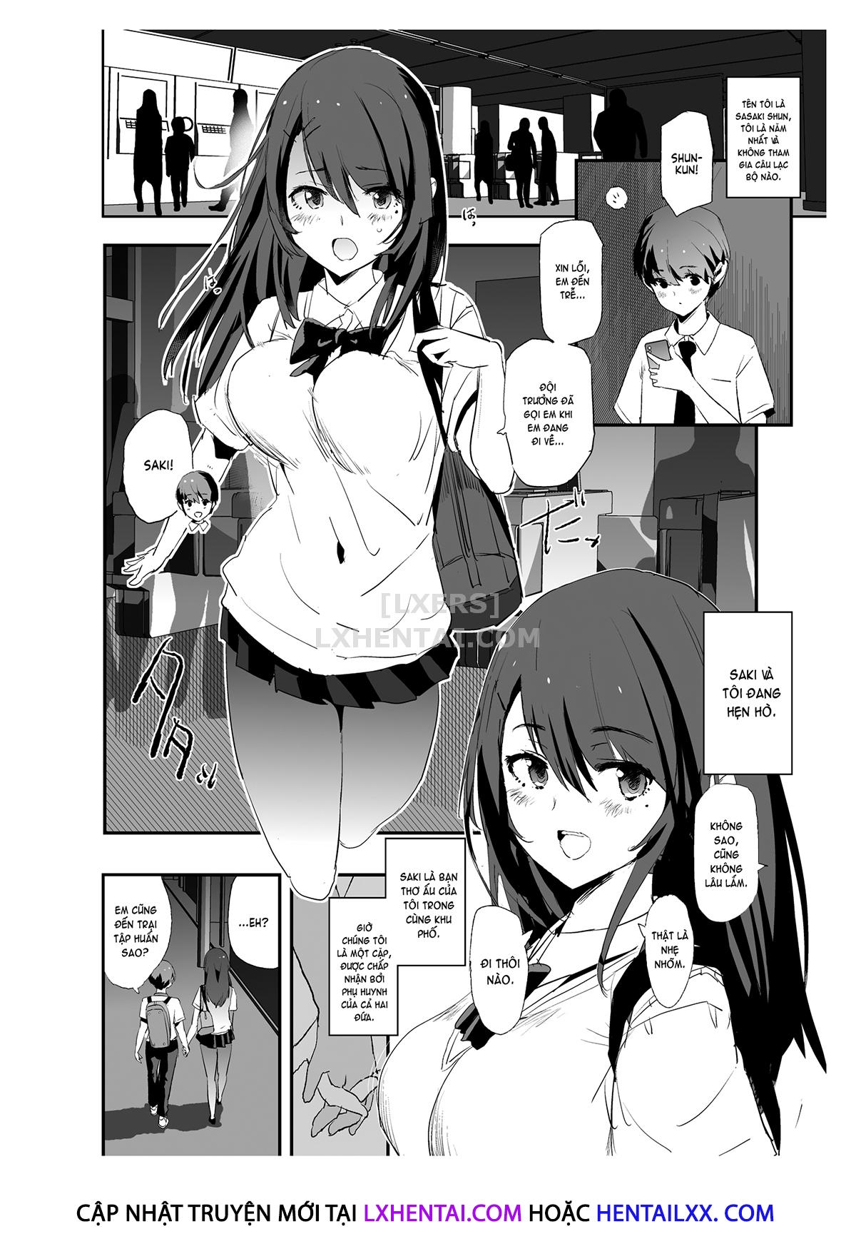 Đọc truyện hentai Cocksleeve Camp - Chap 1 - It Seems Your Girlfriend Is Going To The Cock Sleeve Camp