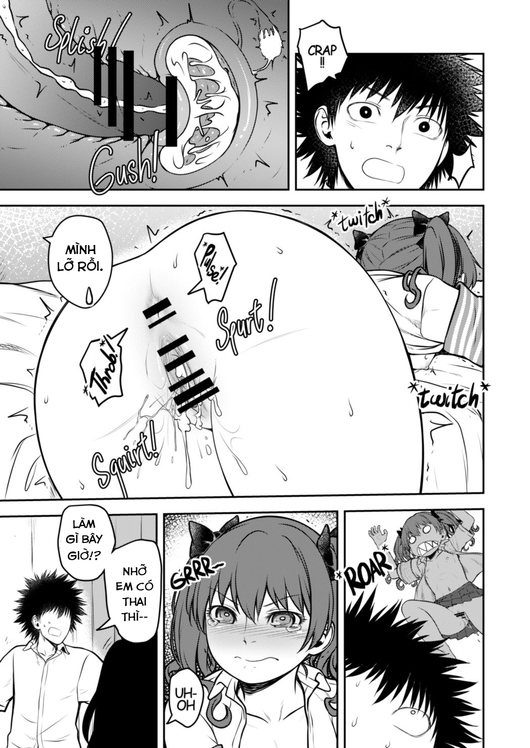 Đọc truyện hentai Black Thoughts (Toaru Kagaku no Railgun) - Oneshot