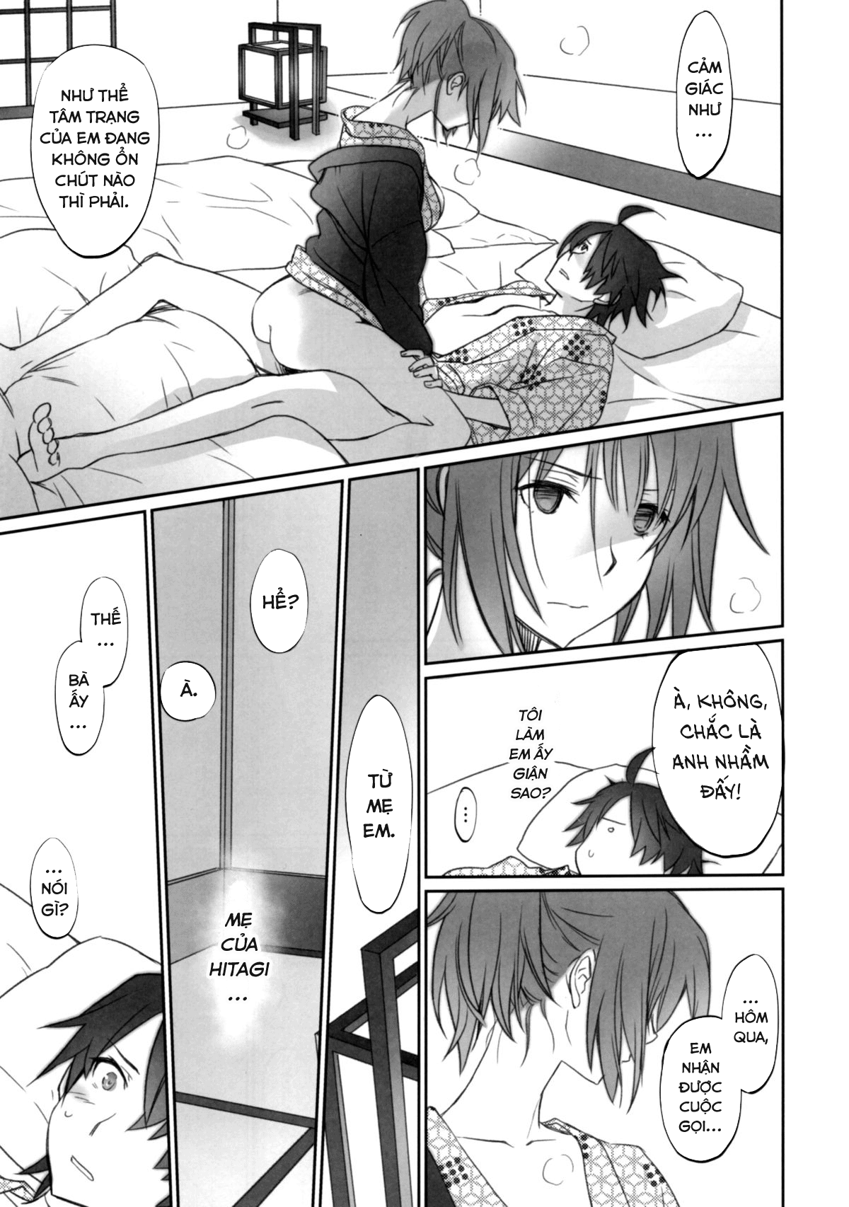 Đọc truyện hentai Hitagi family (Bakemonogatari) - Chap 2