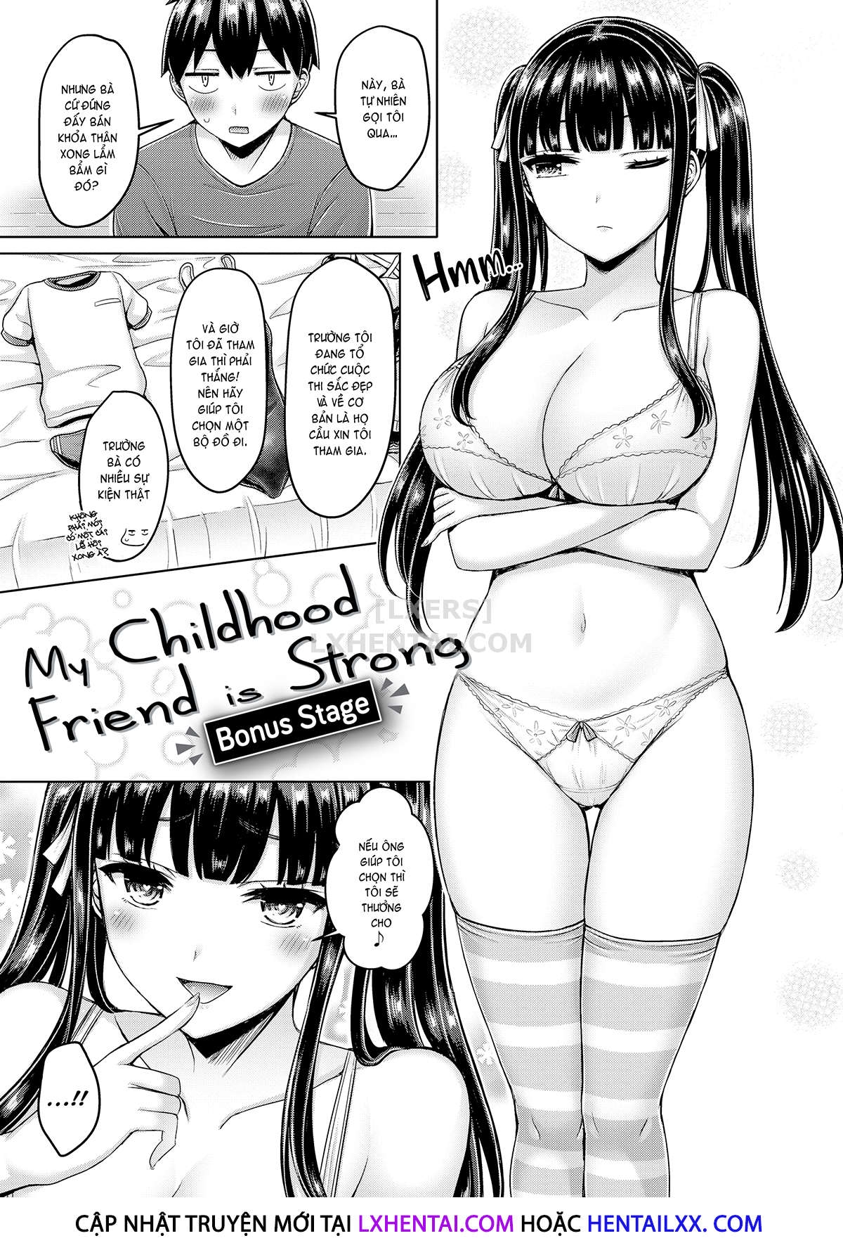Đọc truyện hentai Titty Parade - Chap 9 - My Childhood Friend is Strong - Bonus Stage