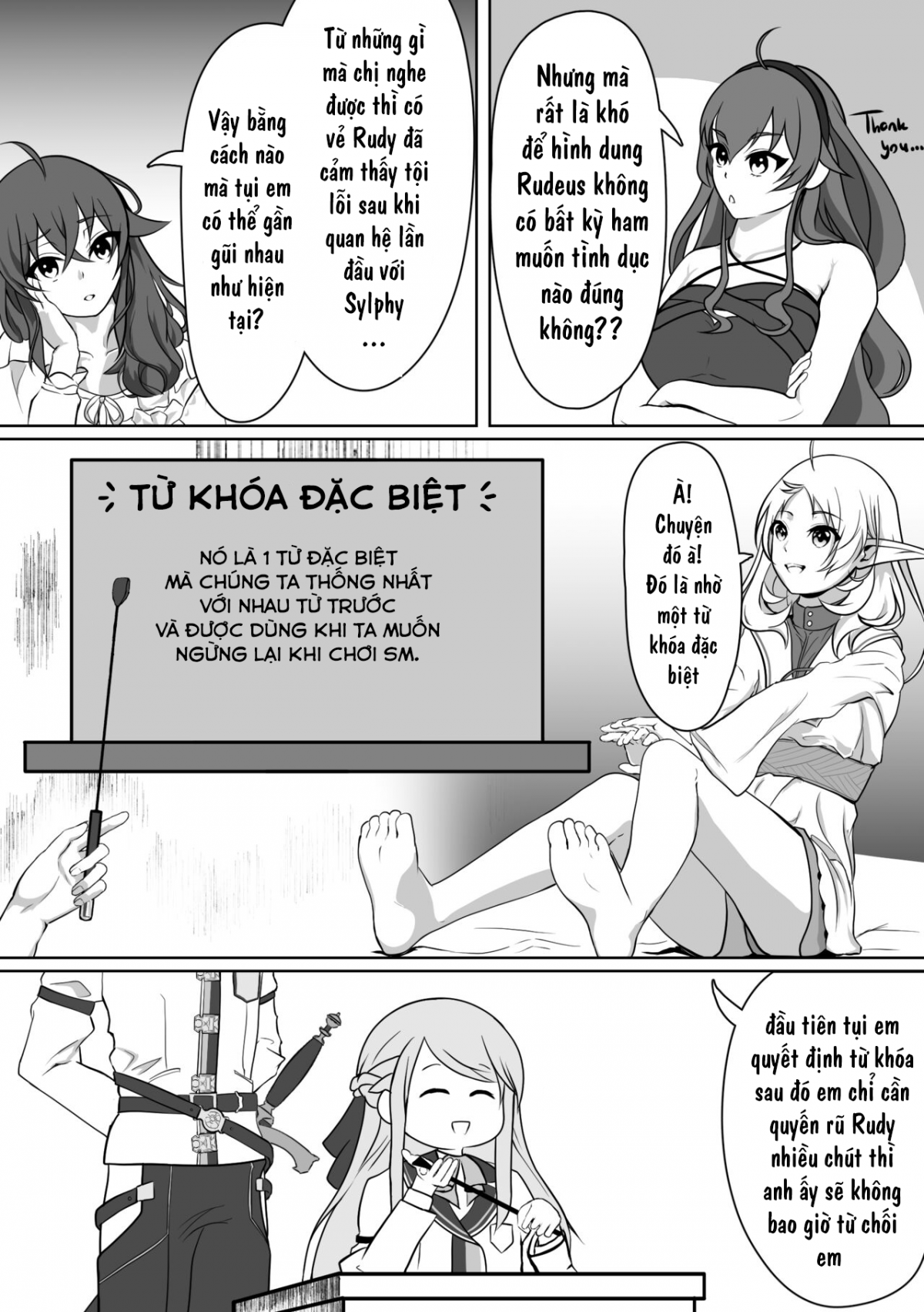 Đọc truyện hentai Trong dinh thự nhà Greyrat - OneShot