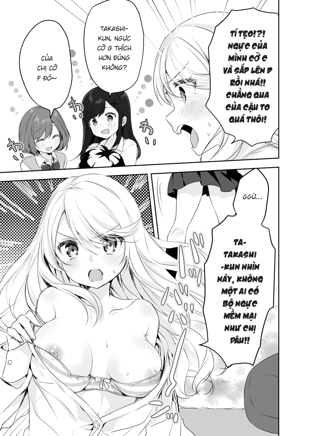 Đọc truyện hentai Họ tỉnh giấc khi tôi đang cố hiếp chị gái và bạn của bà ấy trong khi họ đang ngủ. - Oneshot