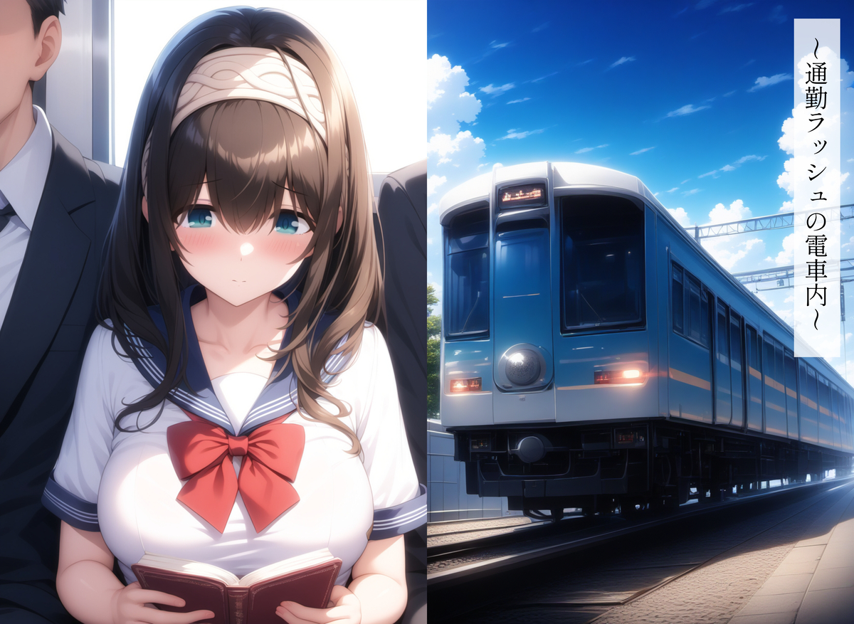 Đọc truyện hentai Tuyển tập Albums Art hentai - Chap 375 - JK Fumika gets molested and gang-raped on the train