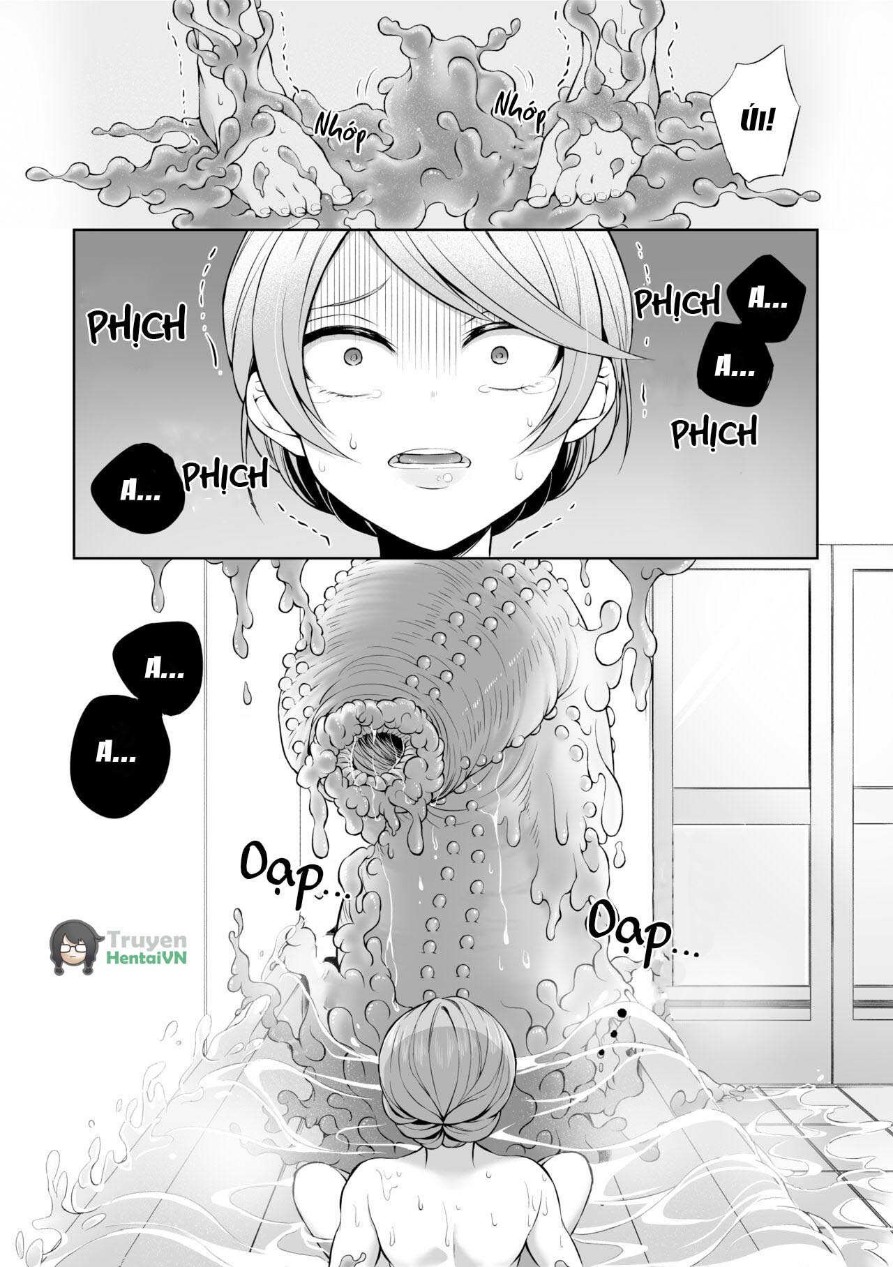 Đọc truyện hentai Ryoujoku Shokushu no Bathroom ~Ayashige na Otonari-san ni Moratta no wa Shokushu deshita~ - Oneshot