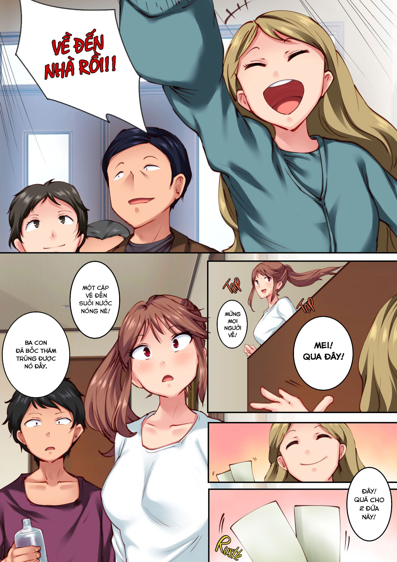 Đọc truyện hentai Home Alone Romp with my Childhood Friend - Oneshot