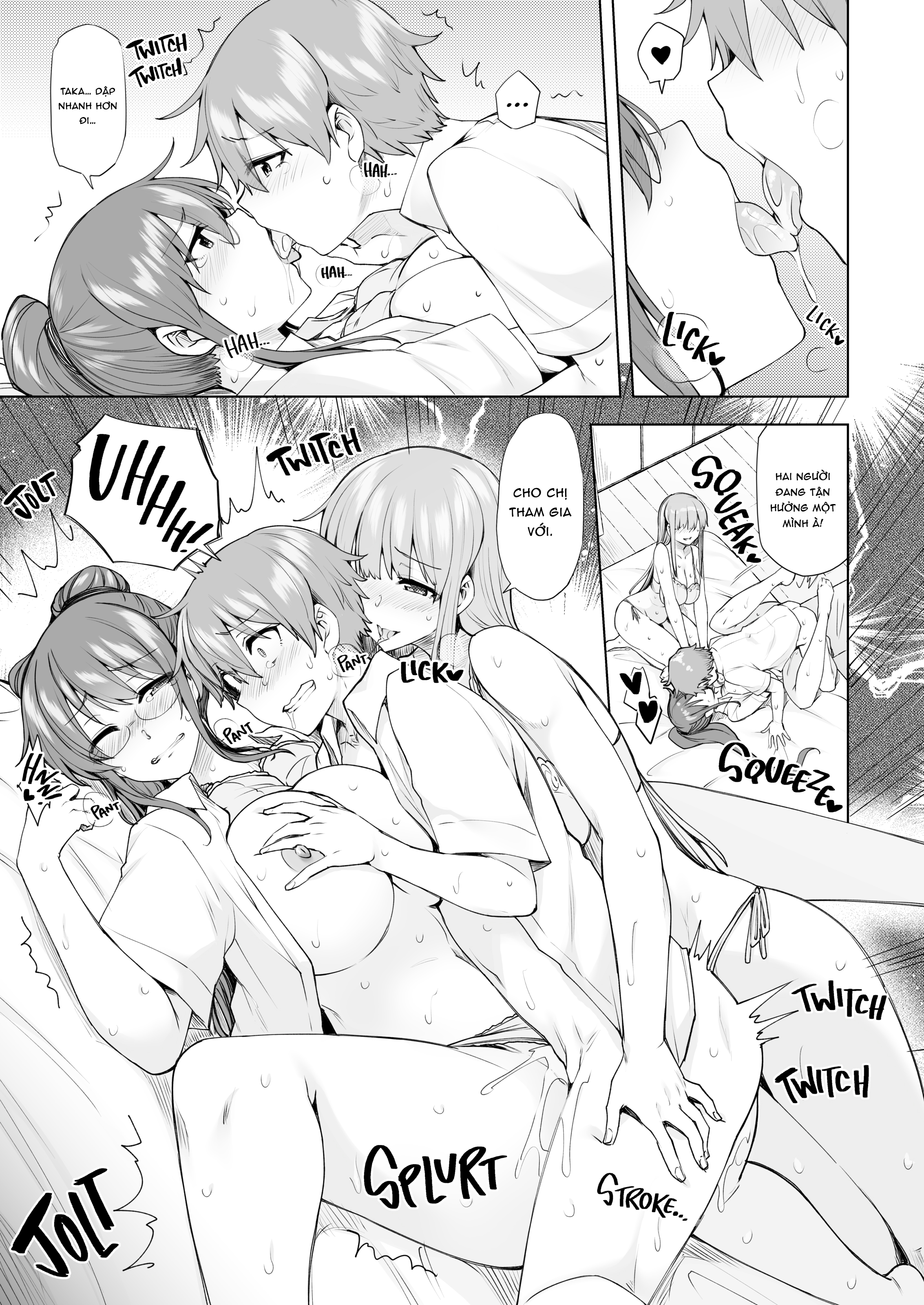 Đọc truyện hentai Trận Bóng Chuyền Không Cân Sức - Chap 3.2