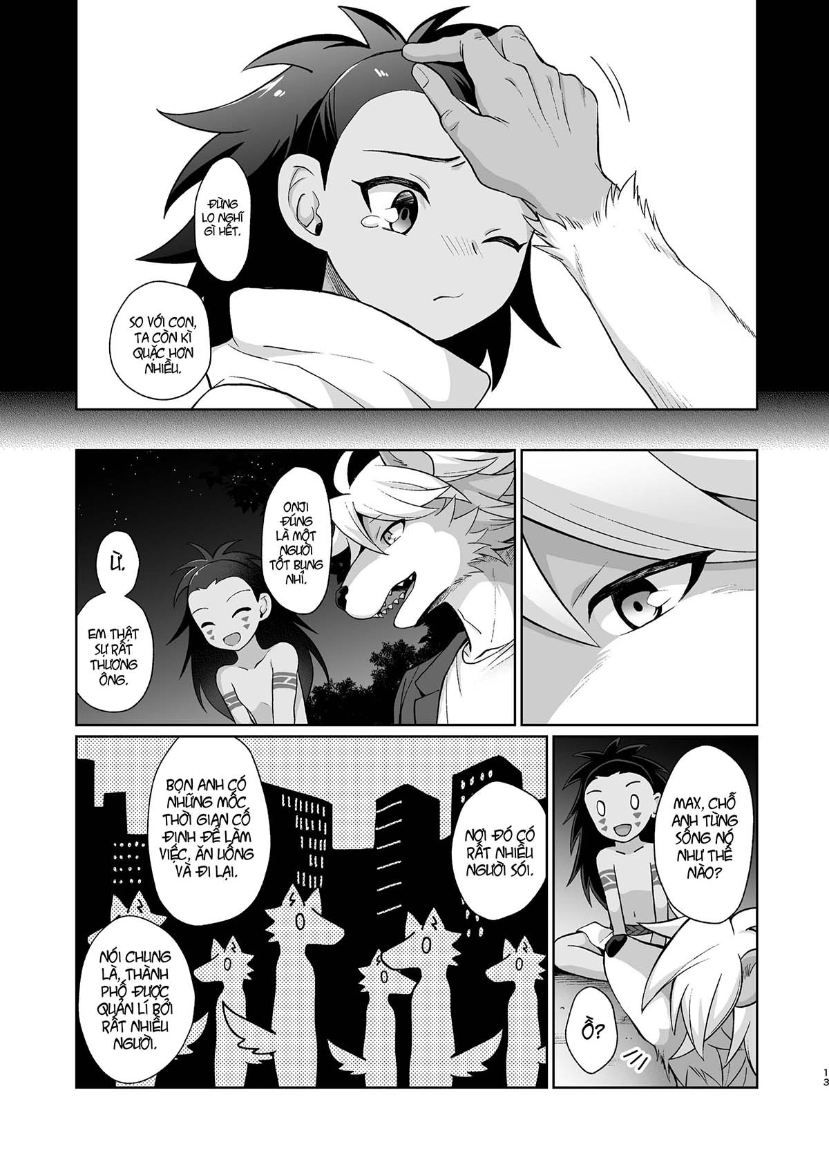 Đọc truyện hentai Sự ghép đôi giữa người và sói - Oneshot