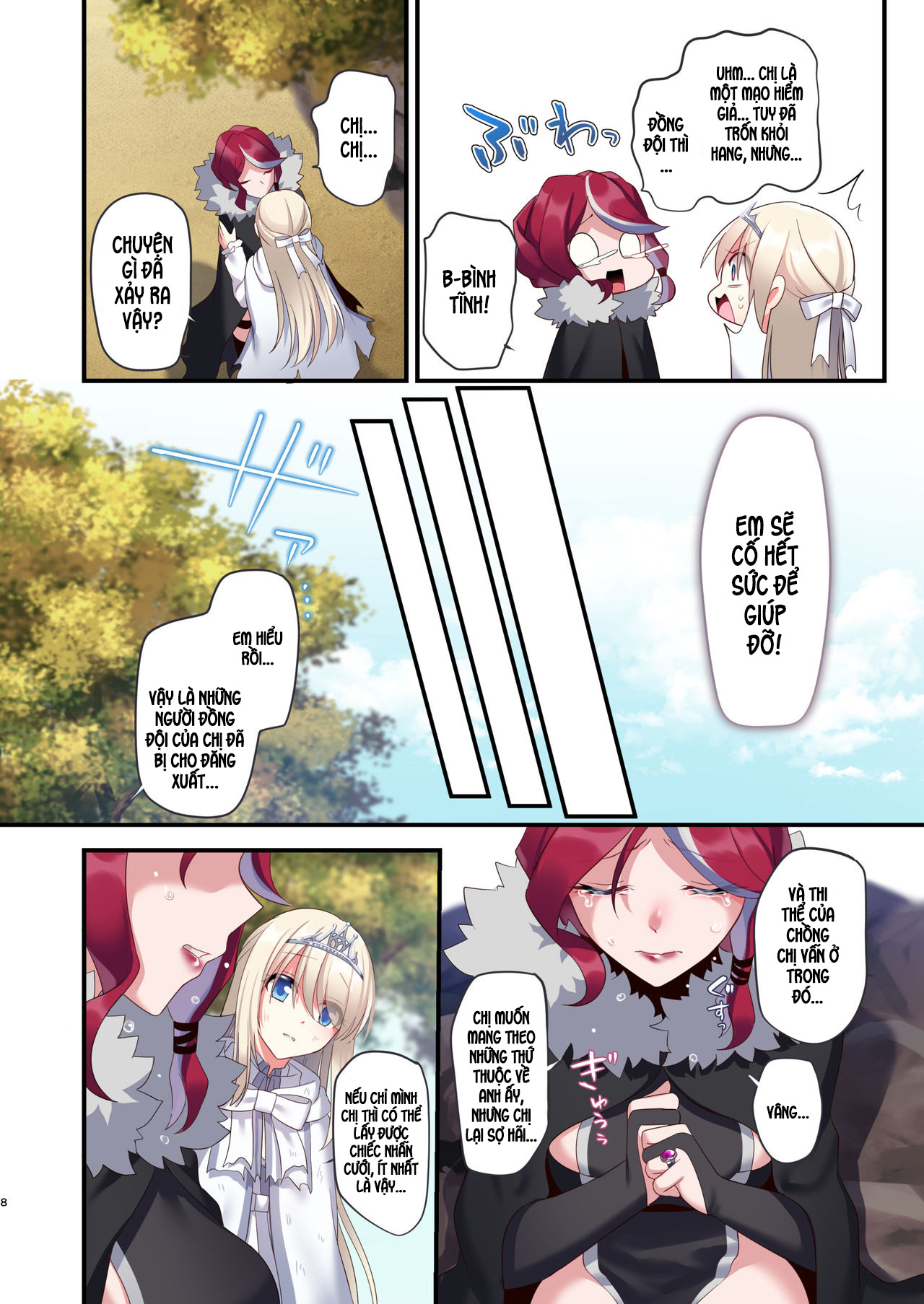 Đọc truyện hentai Noroi no Yubiwa de Game Over + Omake CG - Chap 1: mở giao tranh