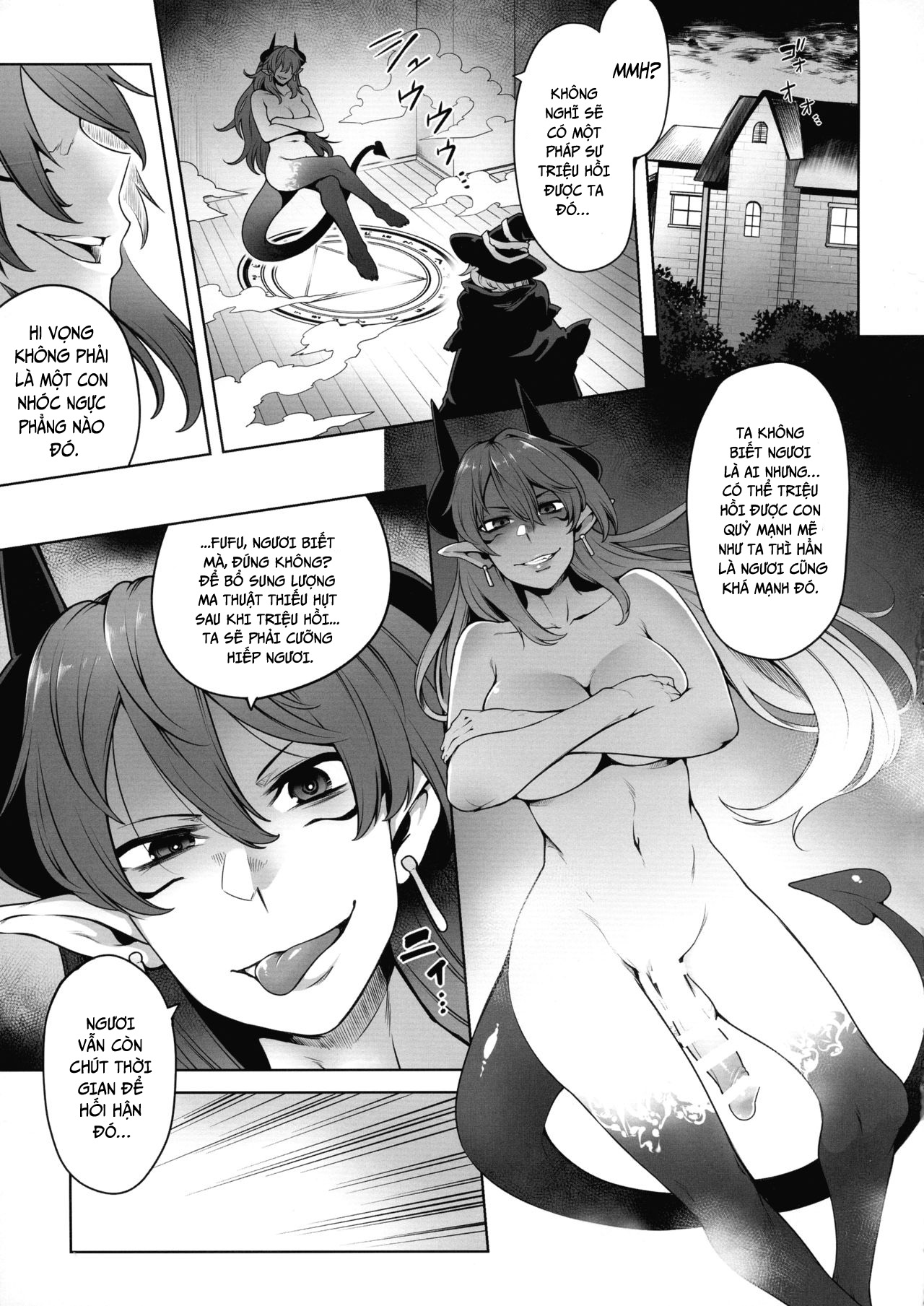 Đọc truyện hentai Futanari Akuma no Shachiku Seikatsu - Oneshot