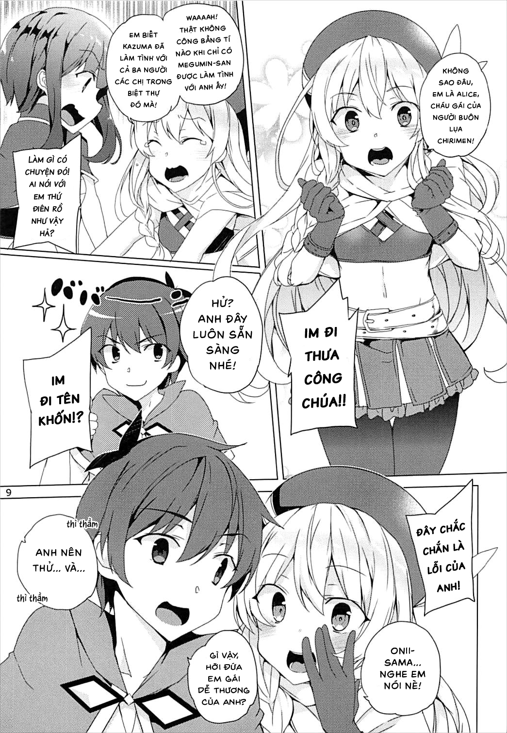 Đọc truyện hentai Kìa! Băng trộm của Megumin tái xuất! - Oneshot