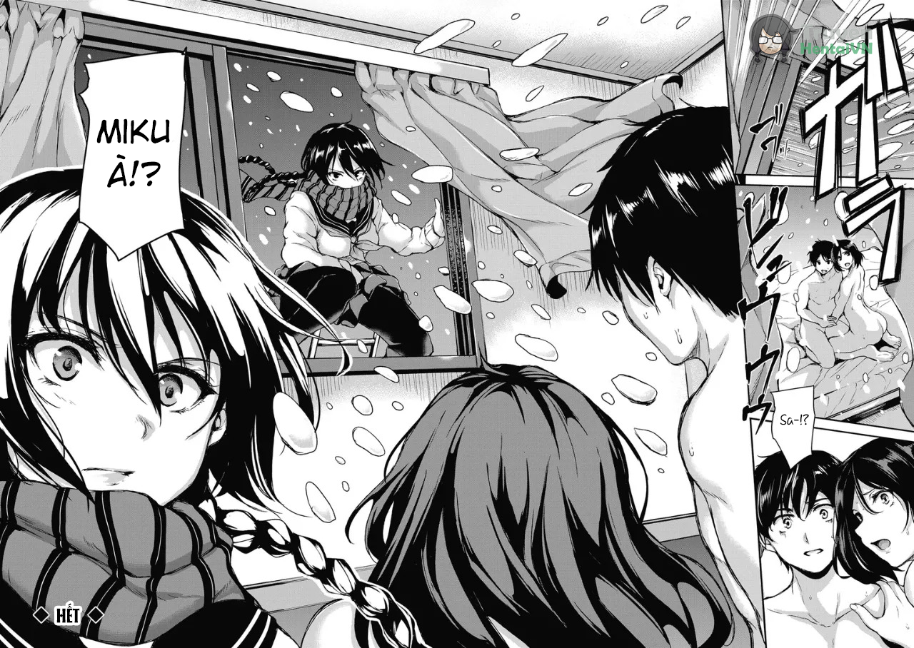 Đọc truyện hentai At Home Harem Fudeoro Sisters - Chap 4