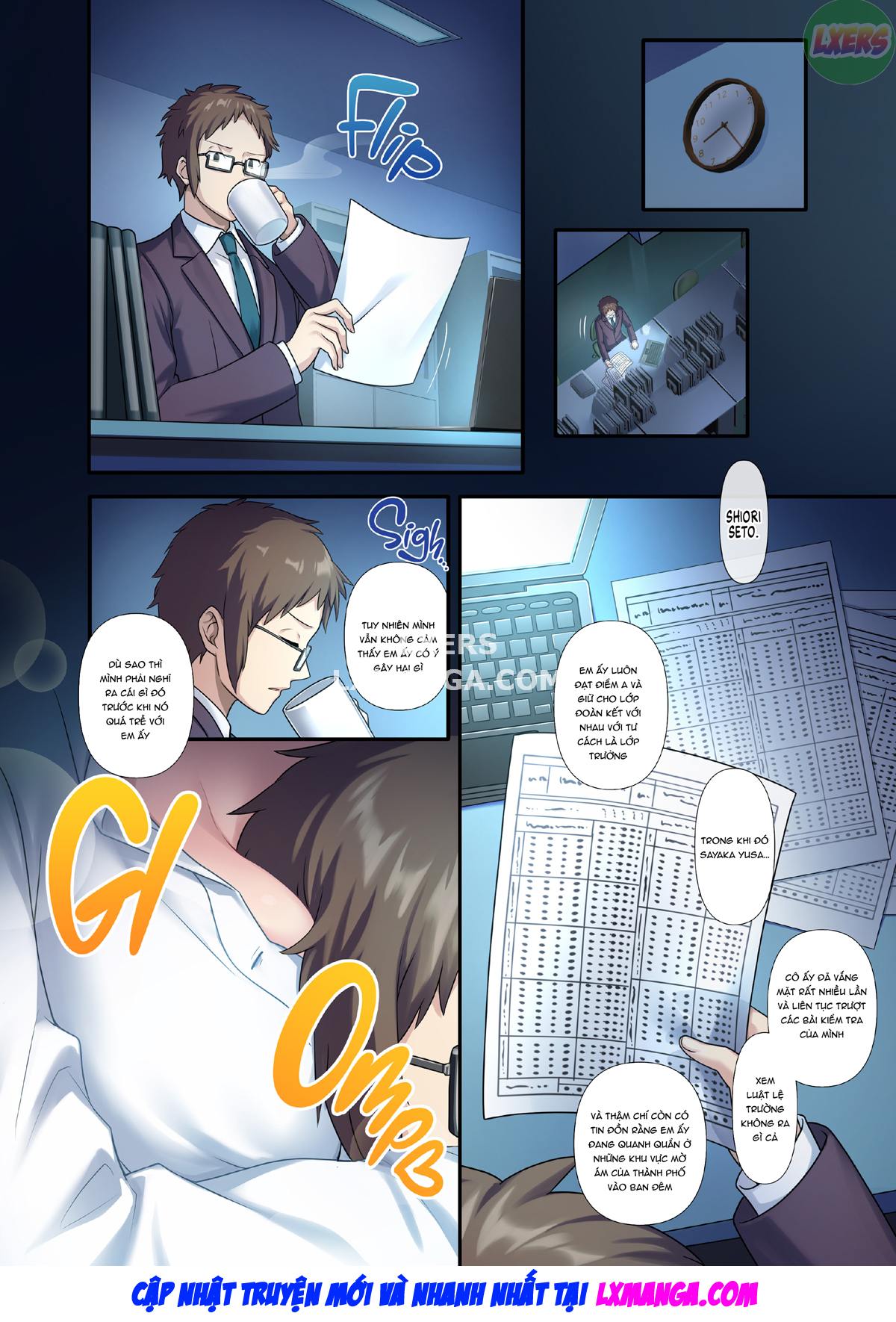 Đọc truyện hentai Bài kiểm tra điểm cao của cô bạn lười học - Oneshot