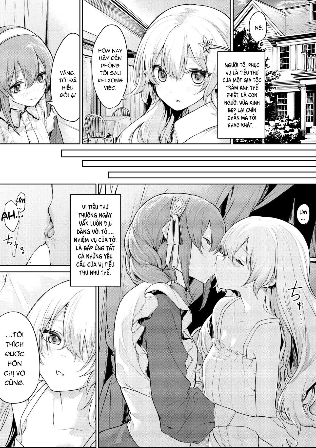 Đọc truyện hentai Tổng hợp oneshot yuri của artists zanka - Chap 1 - Maid-san o Yuuwaku suru Ojou-sama