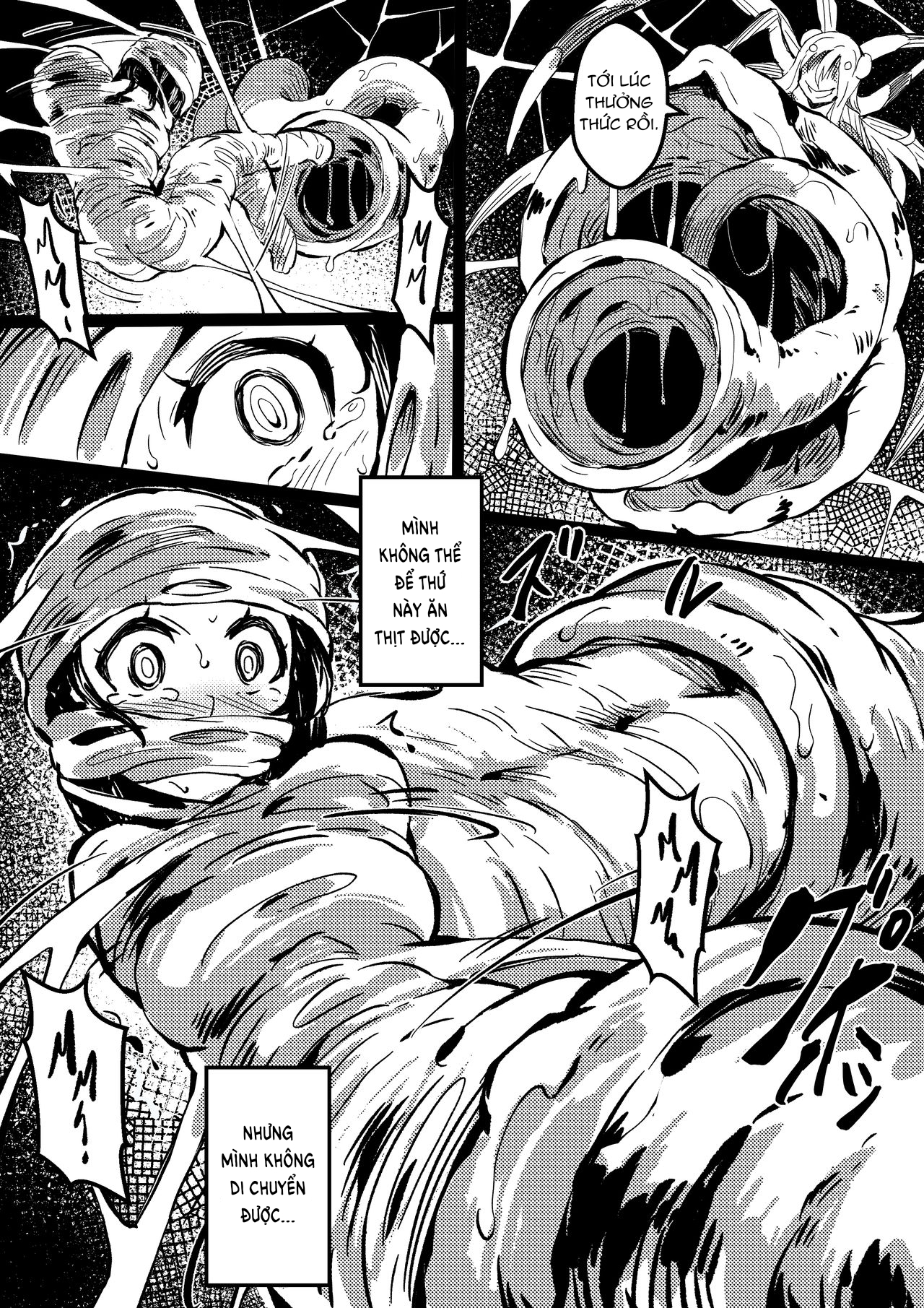 Đọc truyện hentai Hikari và nàng nhện. - Oneshot: Bẩn bựa và nhầy nhụa!